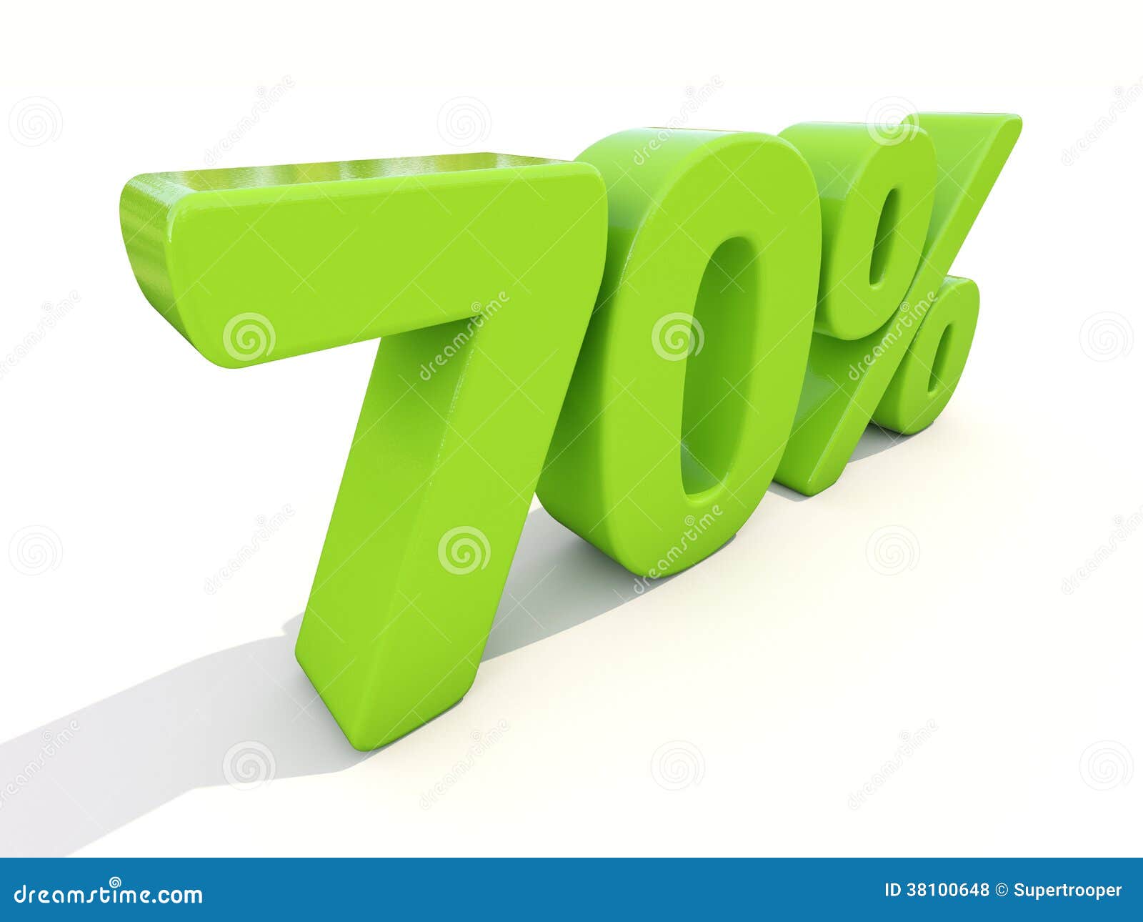 70 Percentage Rate Icon on a White Background Stock Photo Image of