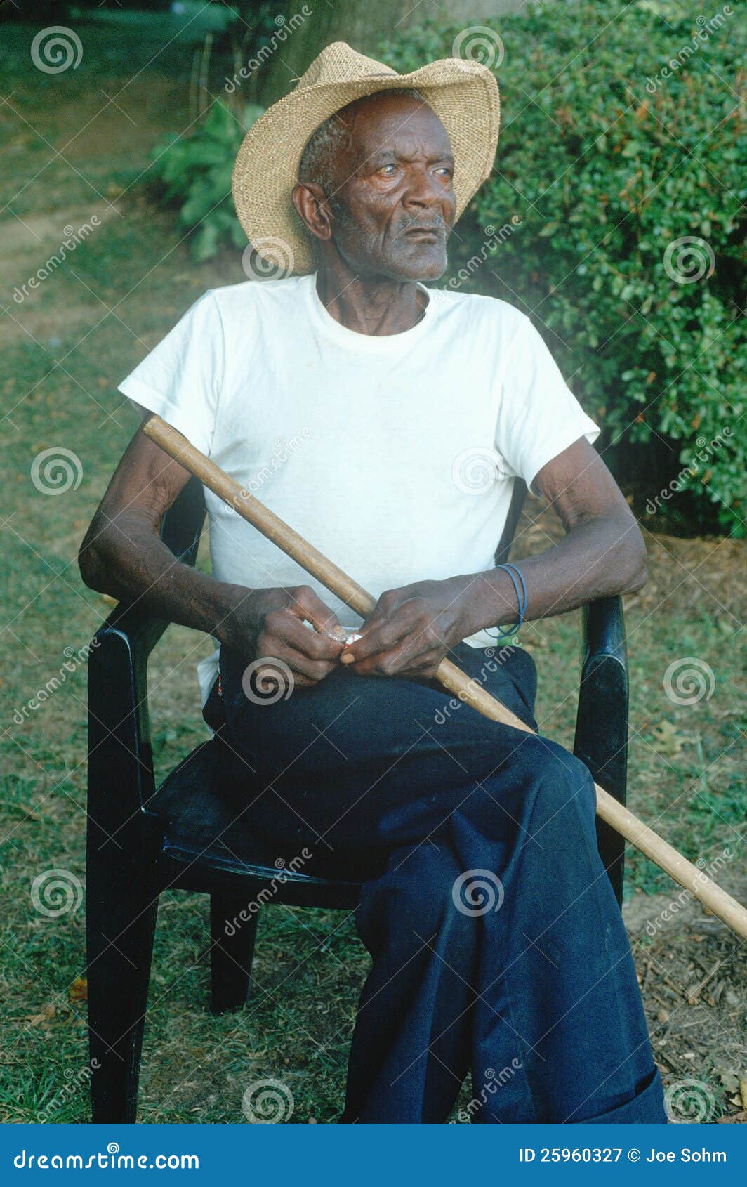 An 86 year  Old  African  American  Man  Editorial Photography 