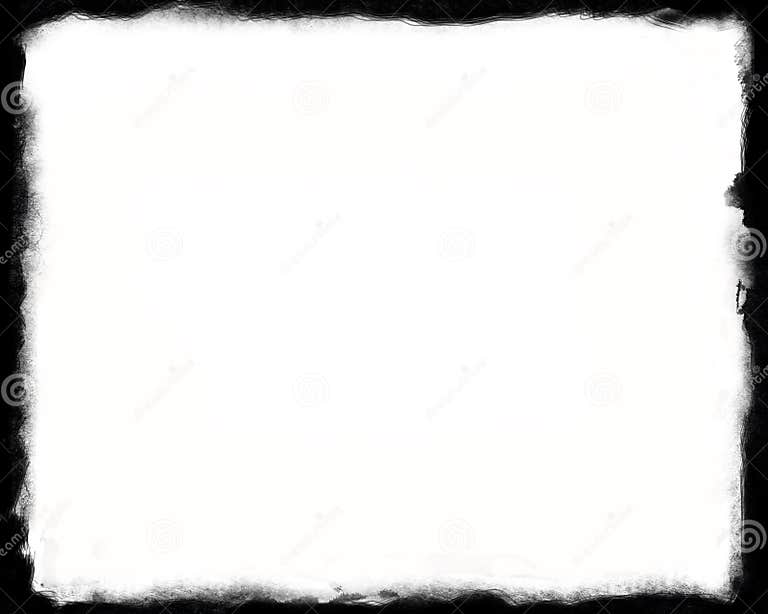 8x10 Unique Black and White Border Stock Illustration - Illustration of ...
