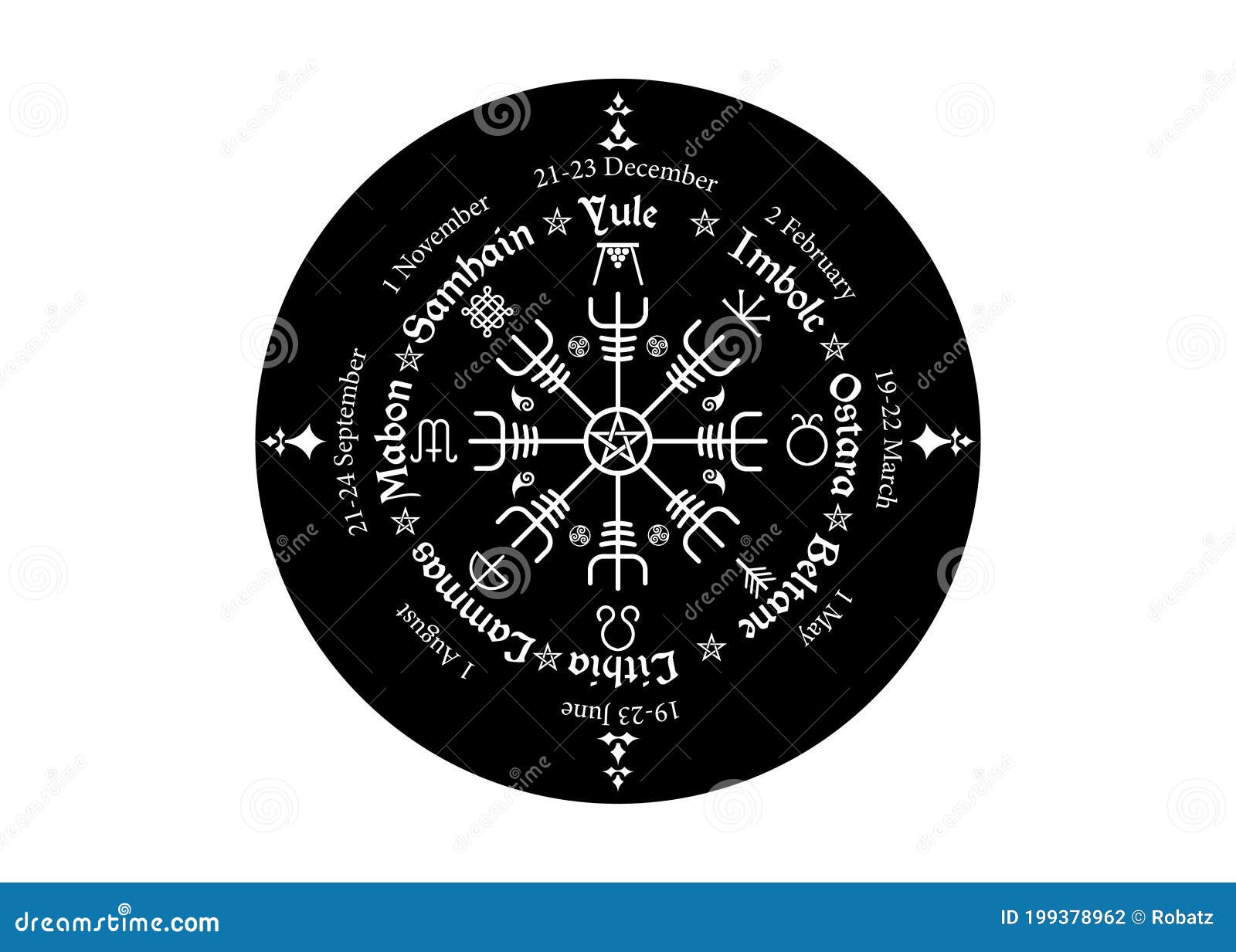 wheel of the year is an annual cycle of seasonal festivals, observed by many modern pagans. wiccan calendar and holidays 