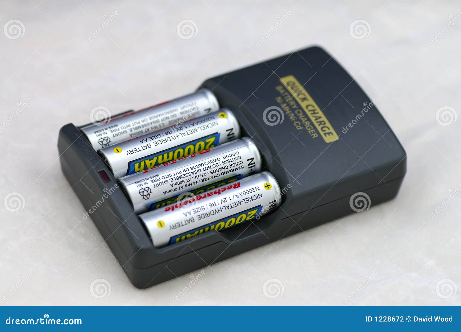 AA/AAA Battery Charge stock photo. Image of nickel, batteries 1228672