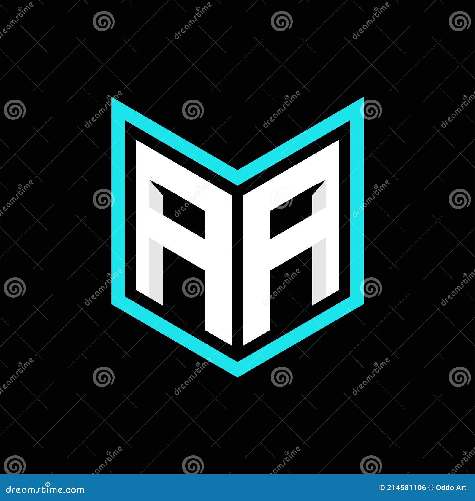 Aa monogram logo Royalty Free Vector Image - VectorStock