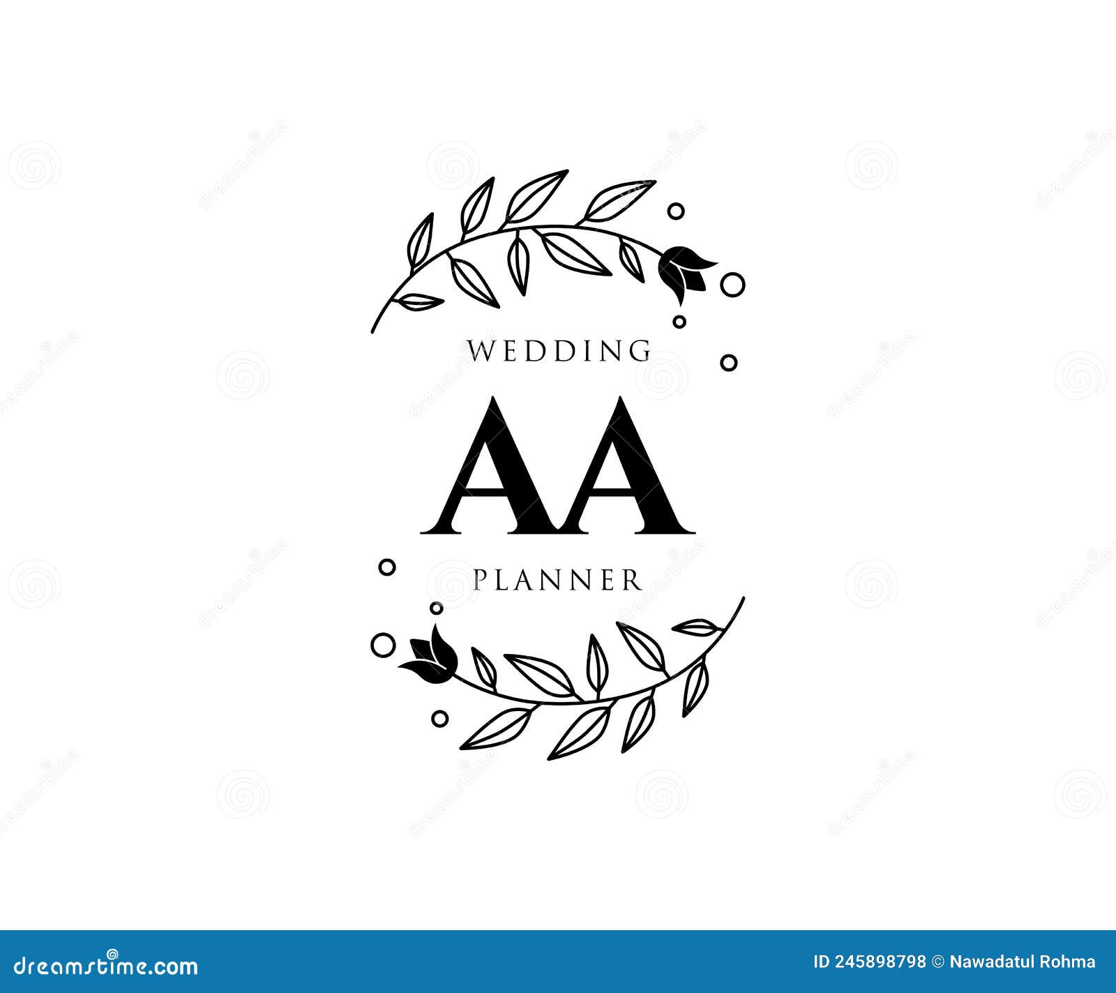 AM Initials letter Wedding monogram logos collection, hand drawn