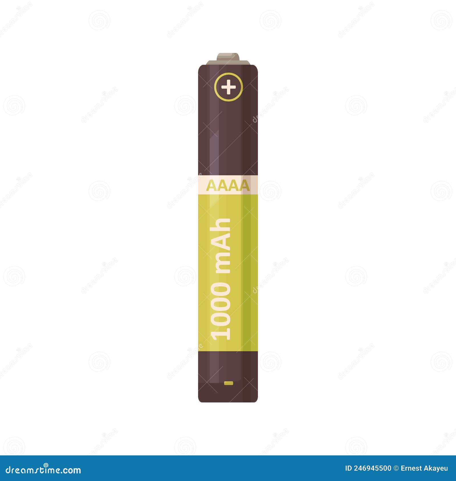 aaaa battery icon. 4 four, quadruple a type power item for charging. dry alkaline electrical energy cylinder. long thin