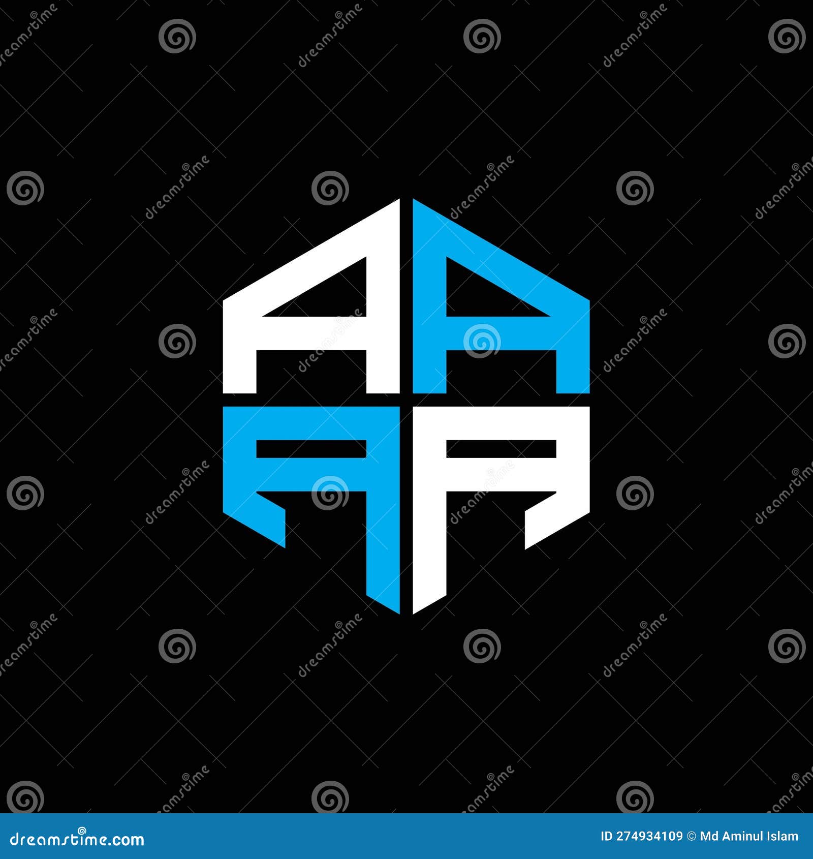 aaaa letter logo creative  with  graphic,