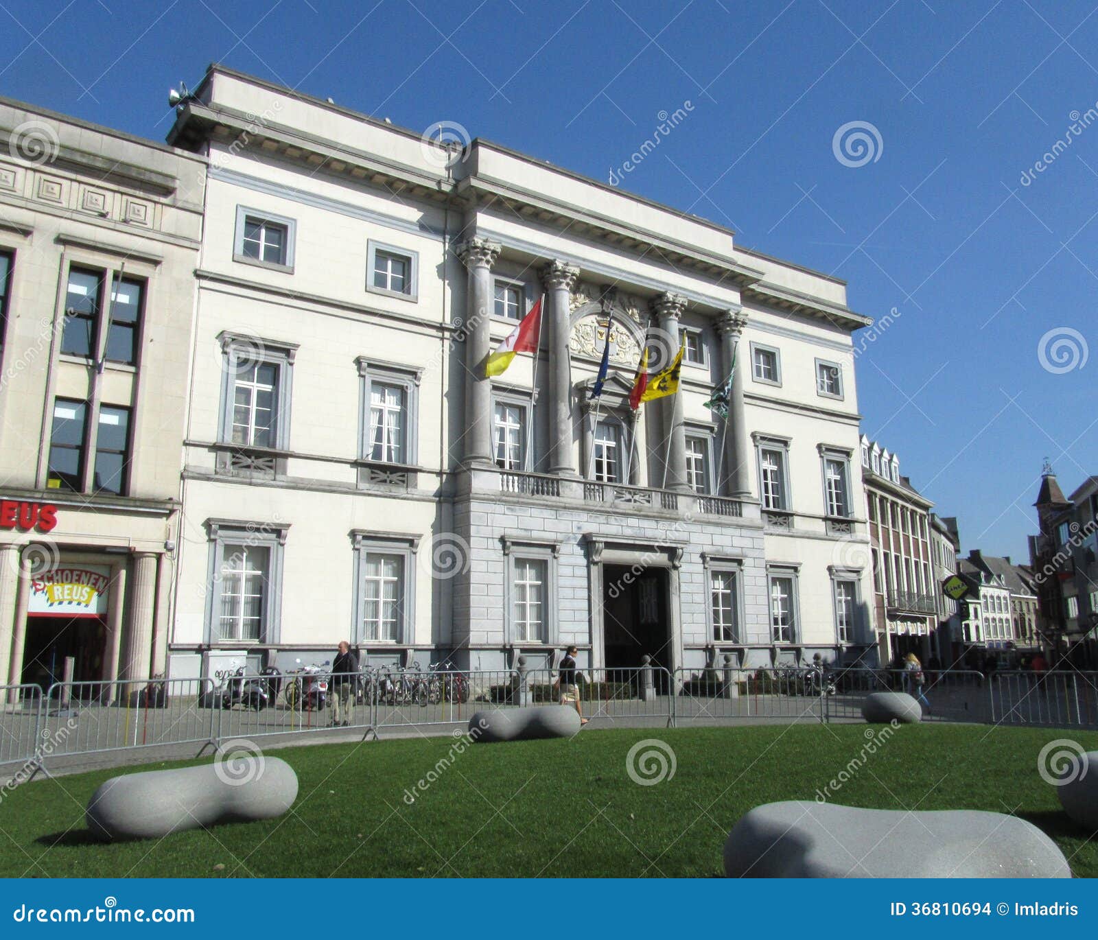 AalstStadhuis redactionele stock afbeelding. Image of oriëntatiepunt 36810694