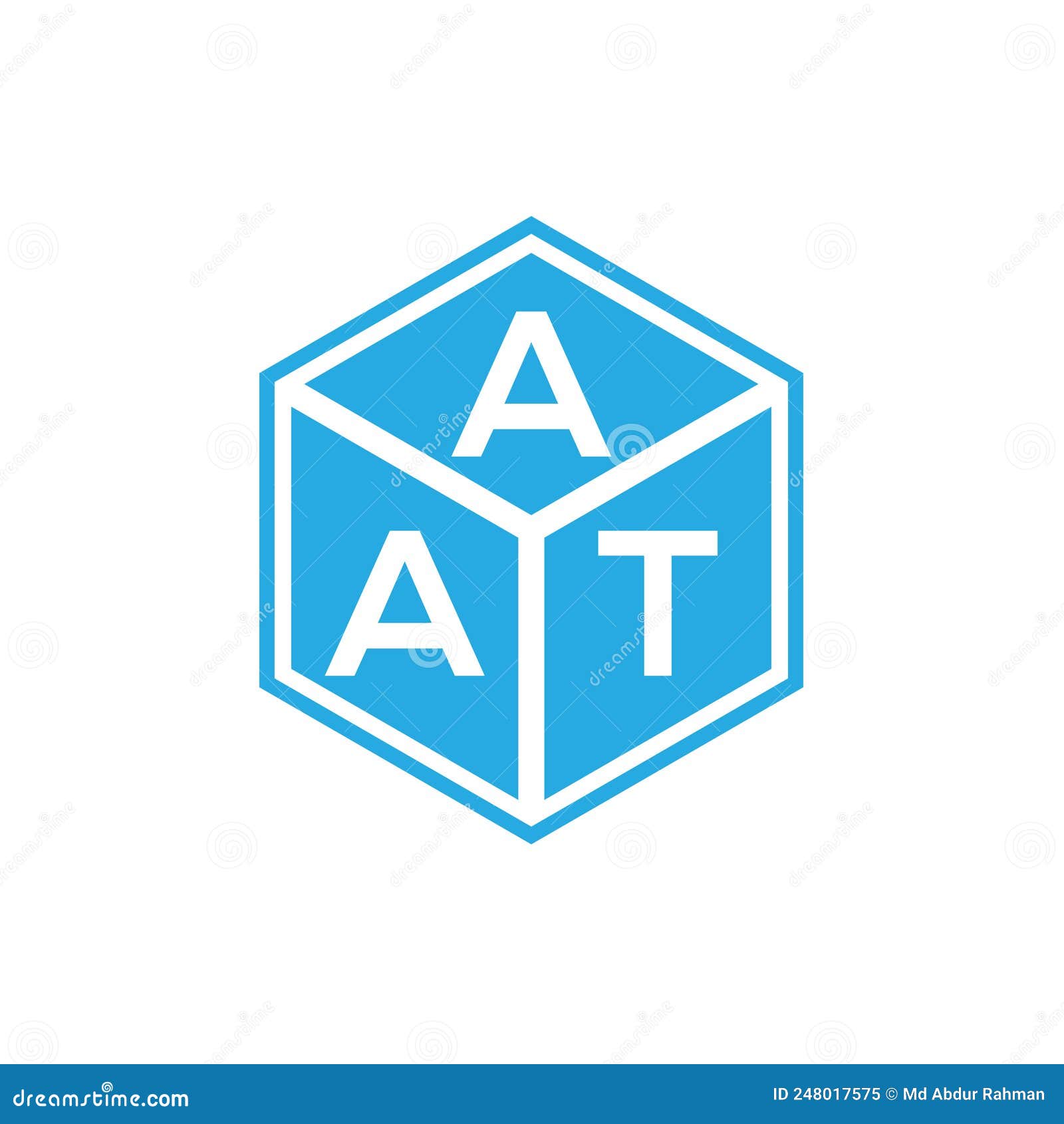 aat letter logo  on black background. aat creative initials letter logo concept. aat letter 