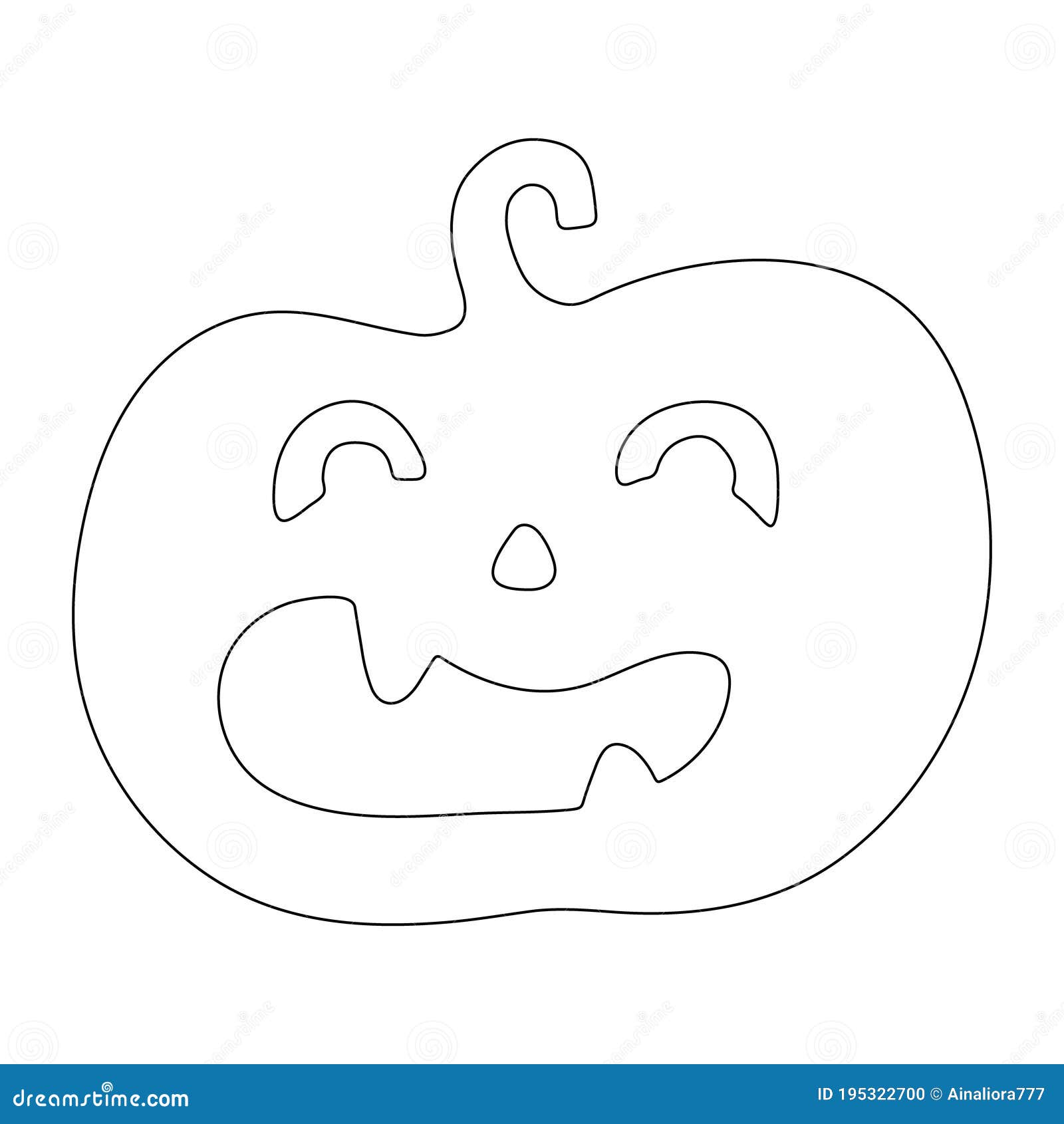 Desenho de Abóbora de Halloween na Cruz para Colorir - Colorir.com