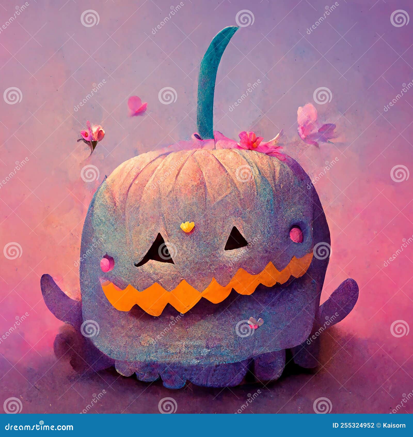 Fundo Uma Bruxa Fofa De Halloween Com Abóbora Fundo, Dia Das