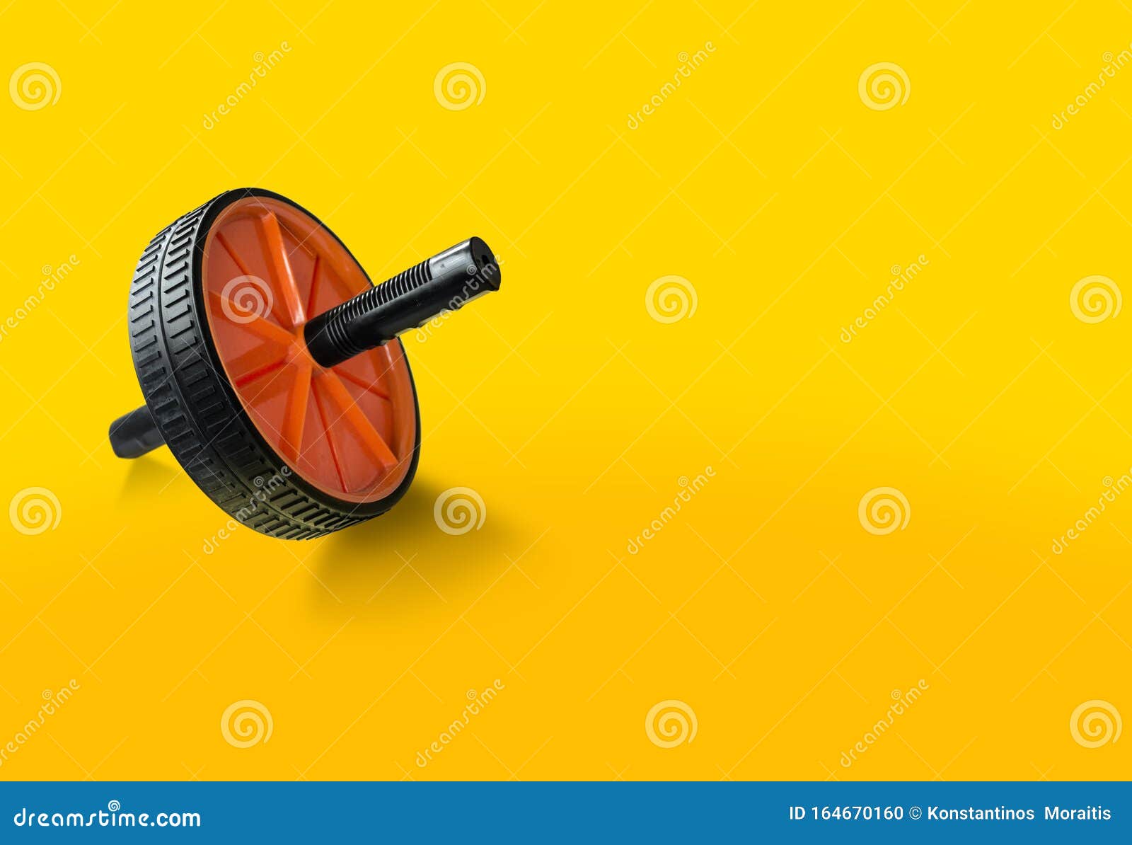 Ab roller wheel stock photo. Image of background, exercising 164670160