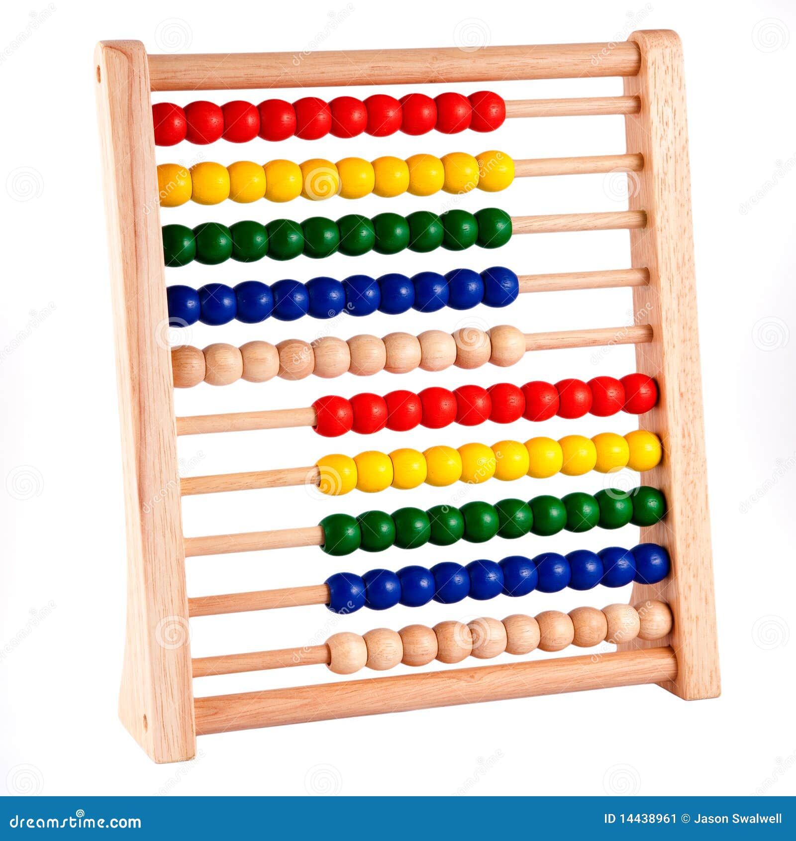 Abacus with Wooden Frame stock image. Image of traditional 14438961