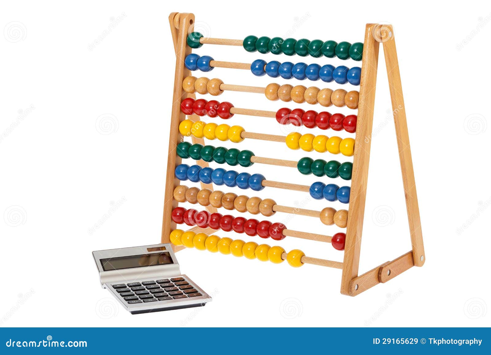 Vintage Abakus Aus Holz - 14x9cm, 9 Ziffern, Chinesischer Rechner