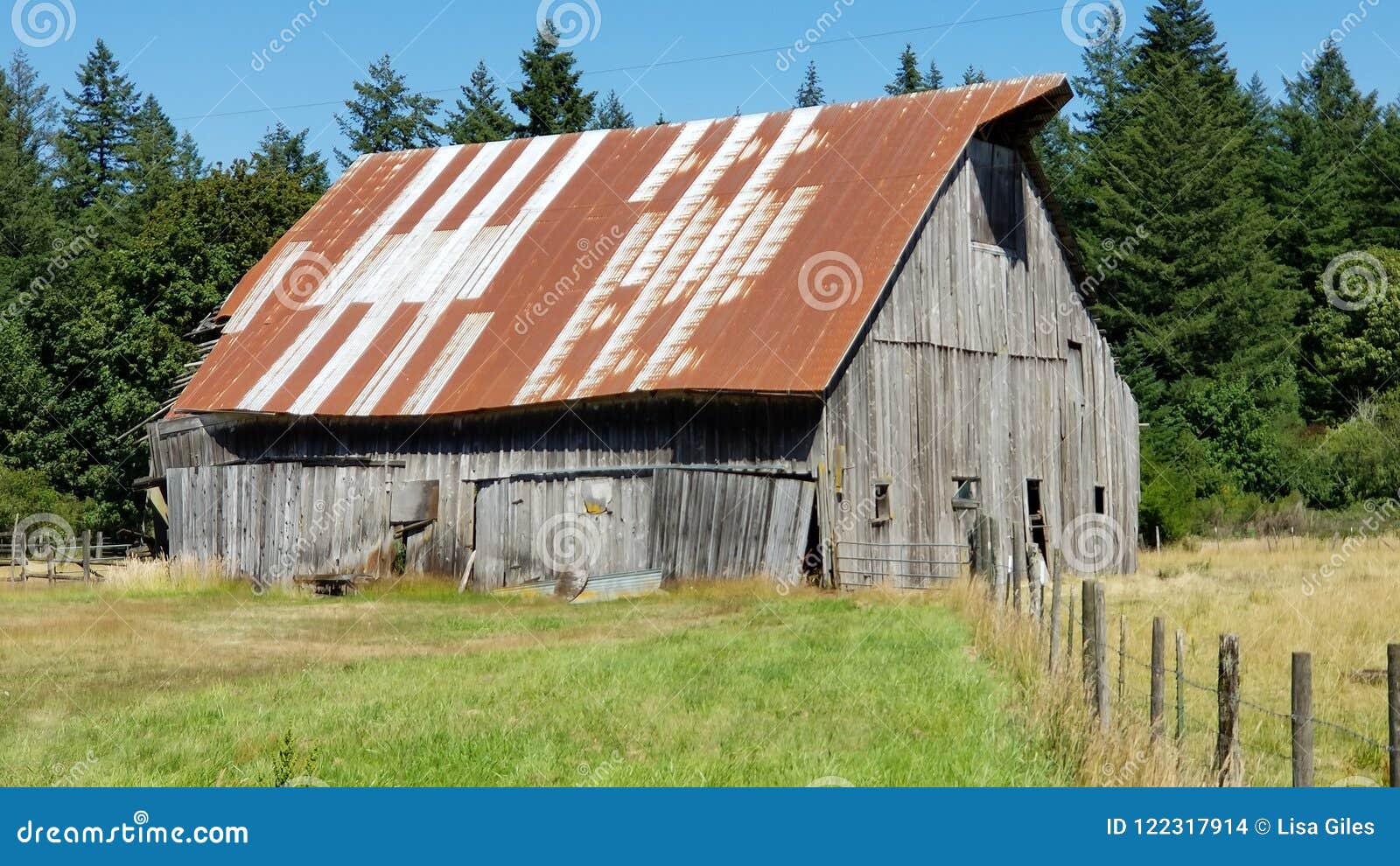 Abandon Barn stock photo. Image of vintage, barn, oregon 122317914