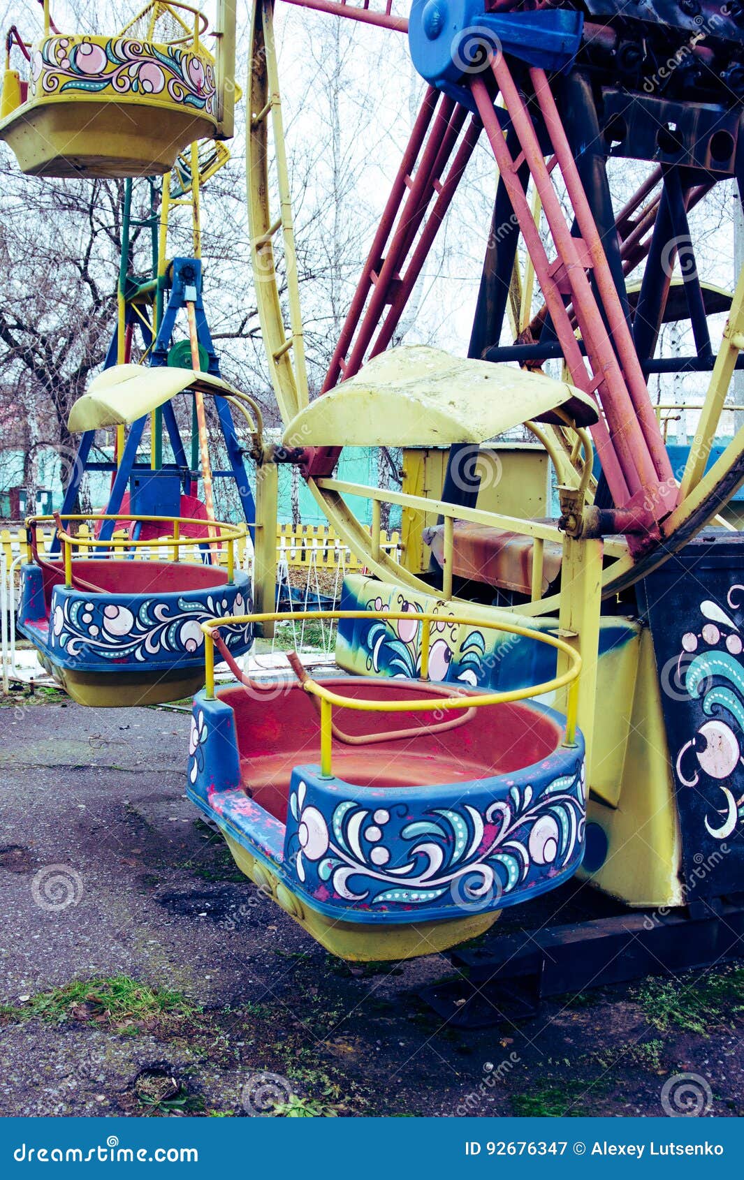 abandoned amusement park