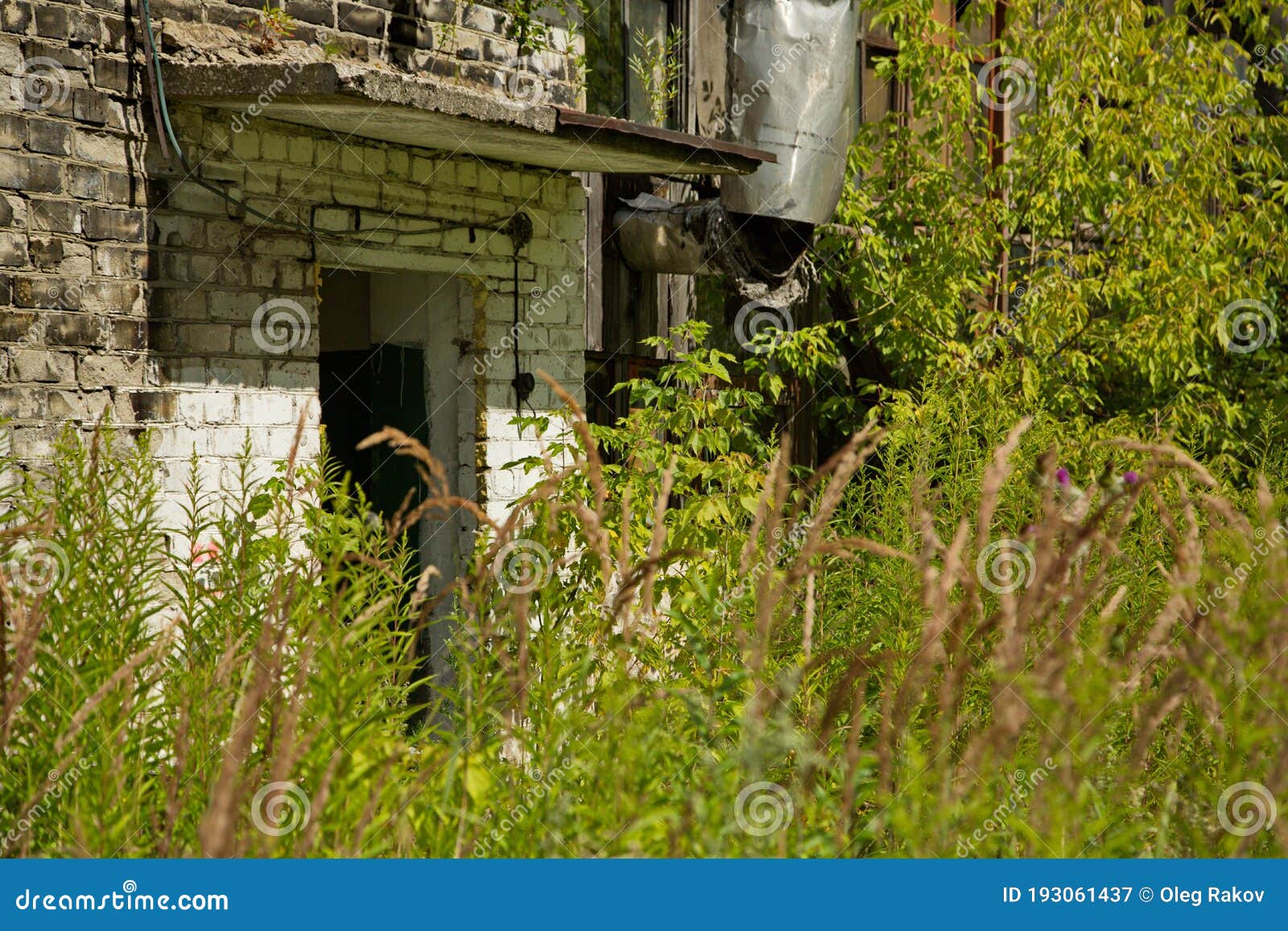 abandoned boiler room in the city of pokrov.