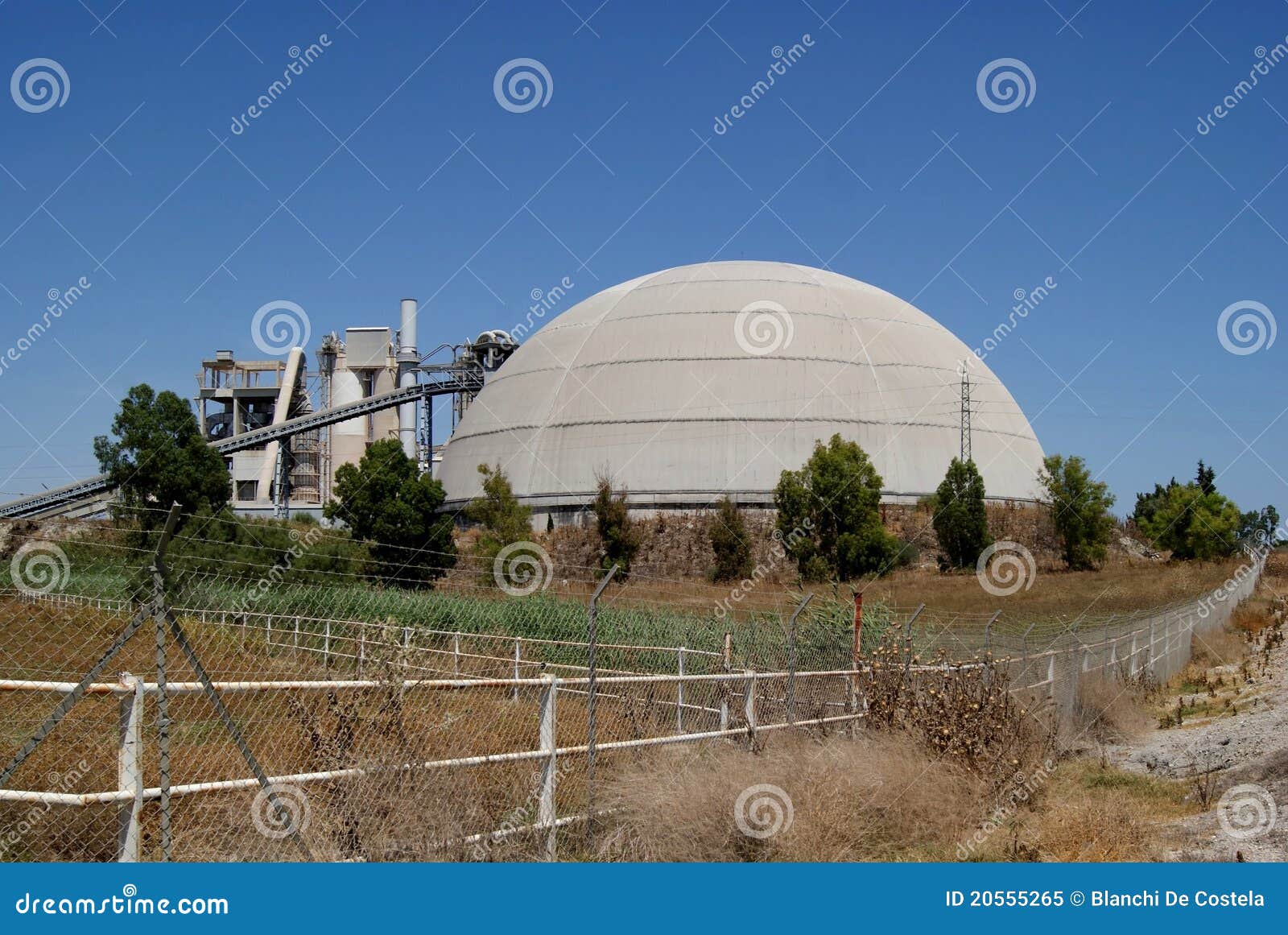 Abandoned cement factory stock image. Image of tower - 20555265