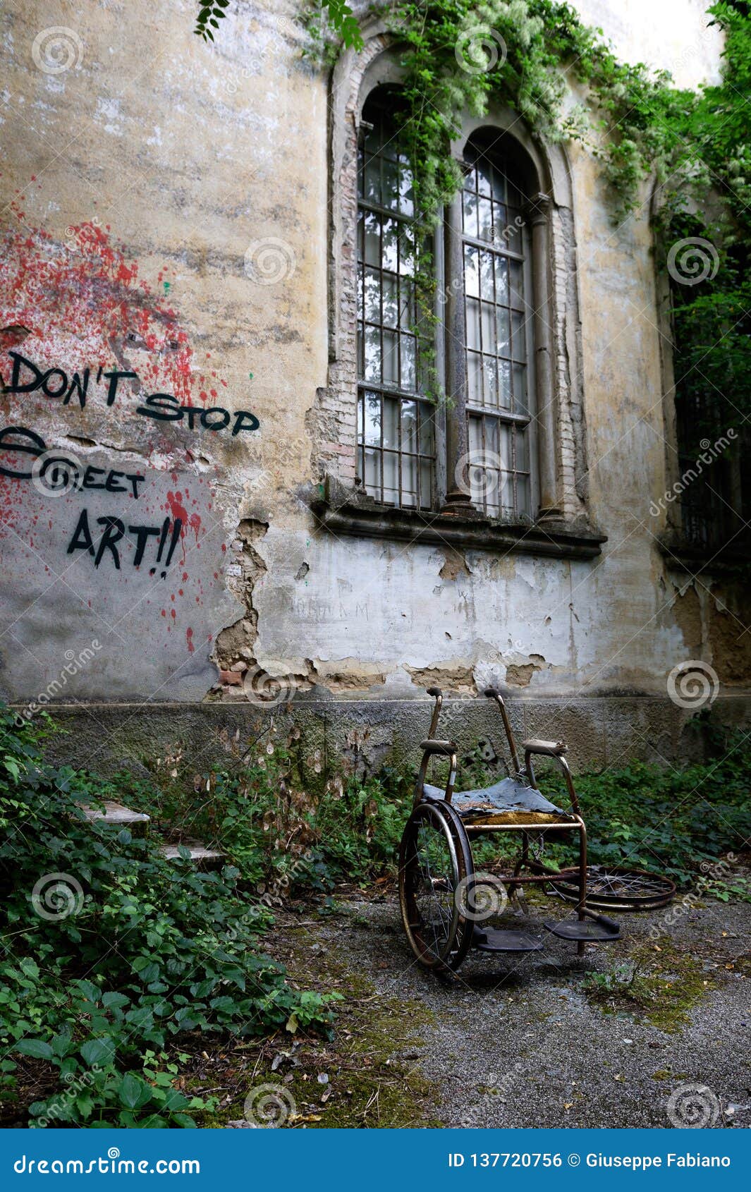 Abandoned Factory Building LV Stock Photo - Image of house, alley: 137720756