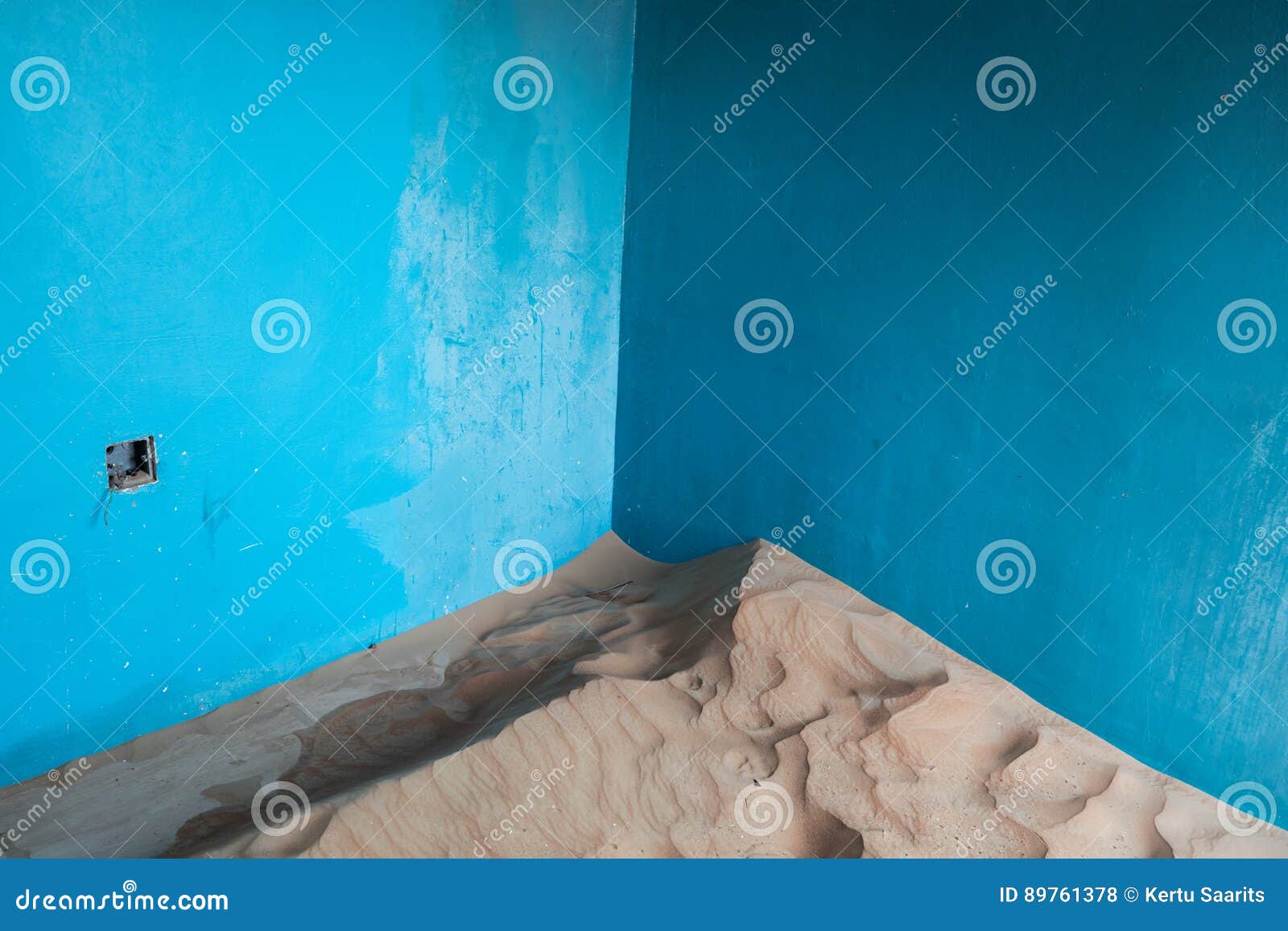 Abandoned Ghost Village In Arabian Desert Stock Photo Image Of