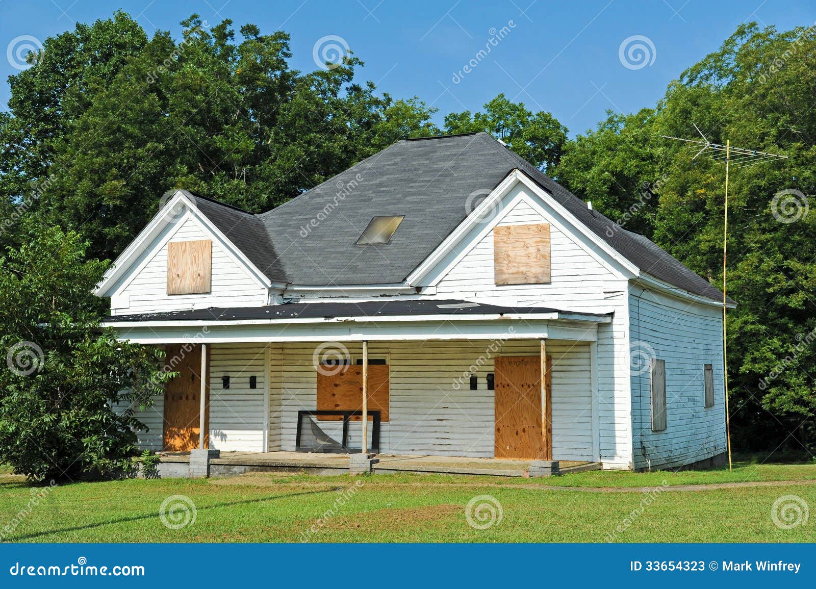 abandoned house