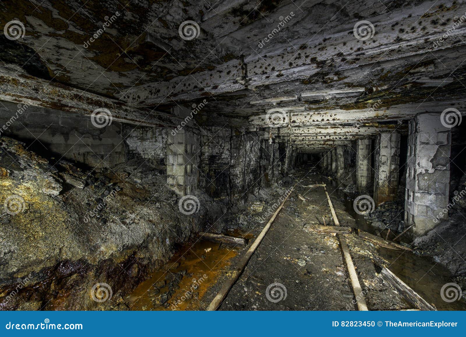 Old Coal Mine Shaft Royalty-Free Stock Photography | CartoonDealer.com ...