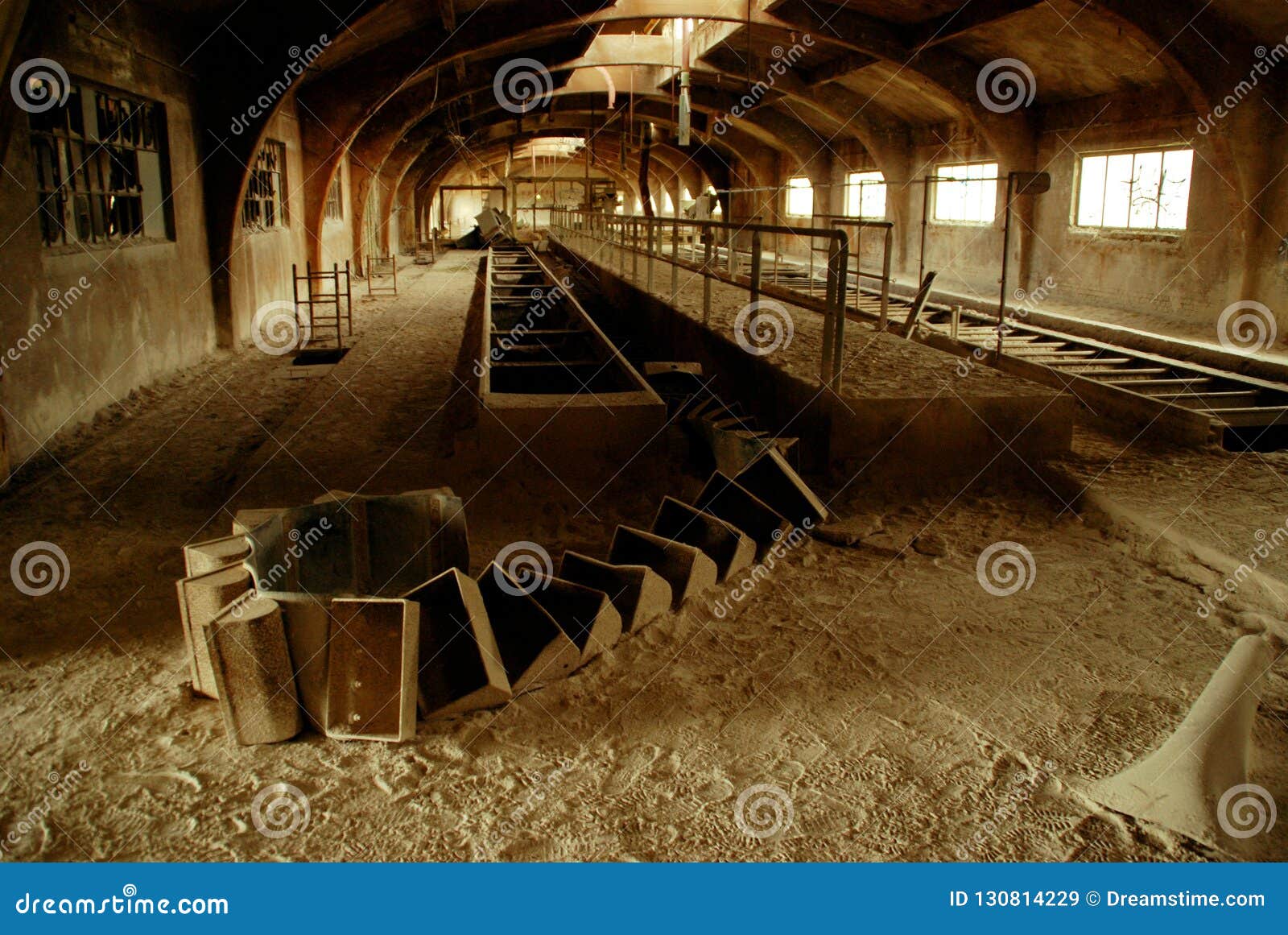 abandoned mine factory makes it a ghost place