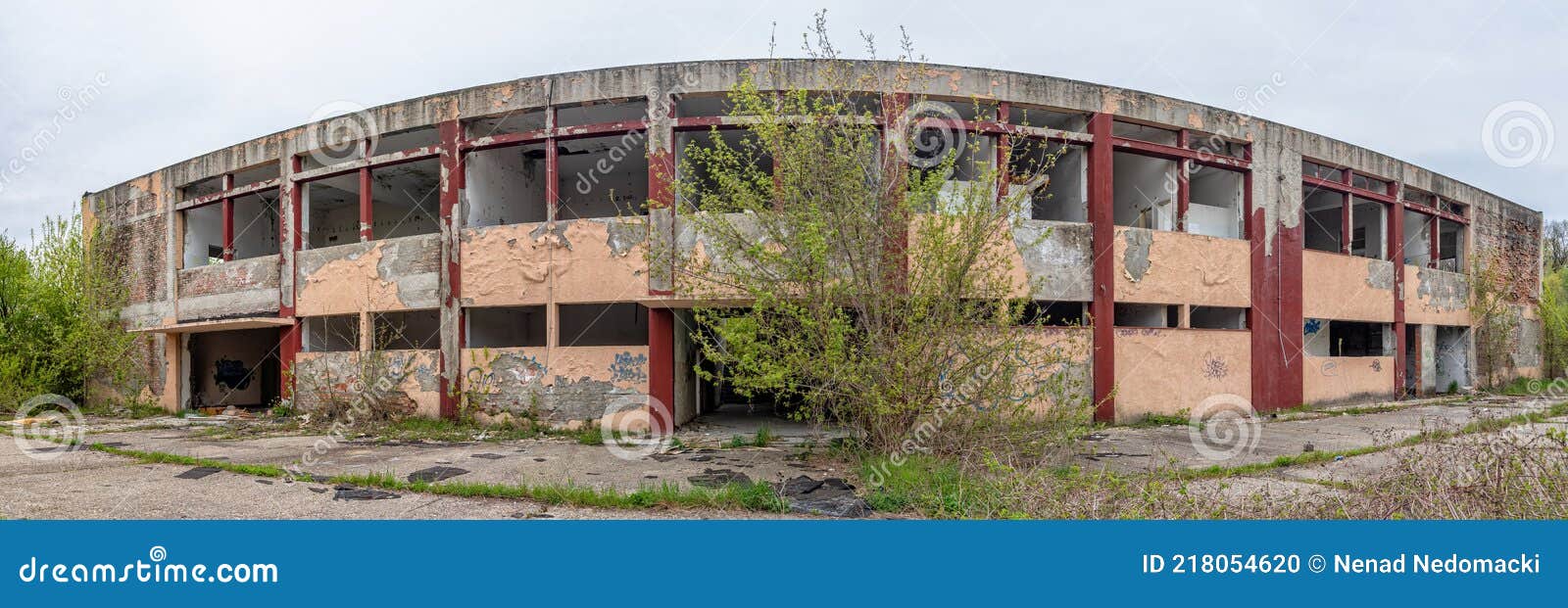 abandoned the oldest sugar factory in serbia. the abandoned factory buildings are in the municipality of padinska skela in belgrad