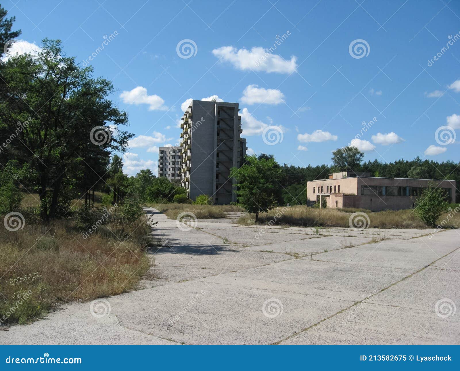 abandoned residential buildings in village of orbita near the ch