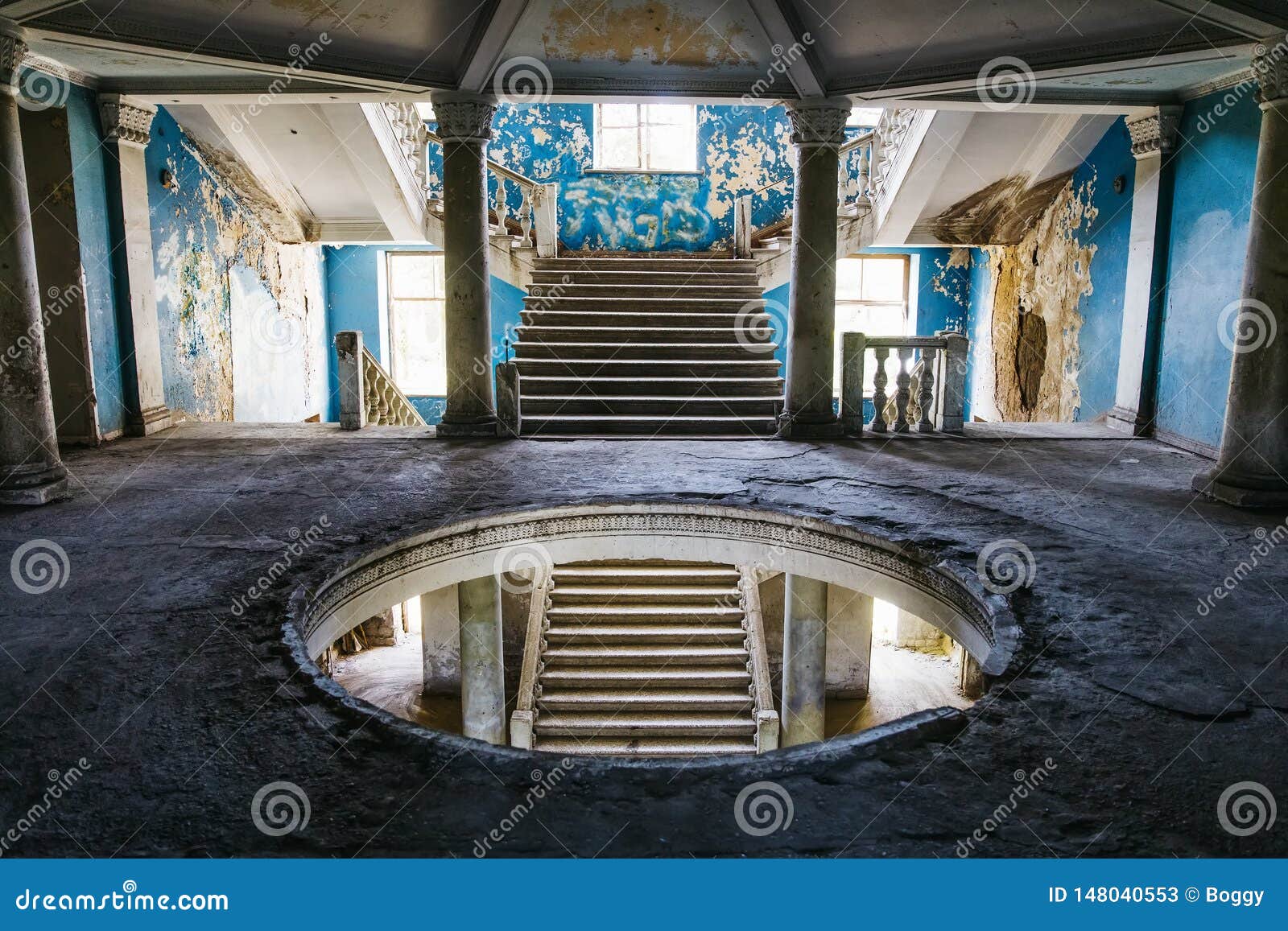 abandoned soviet sanatorium iveria in tskaltubo, georgia