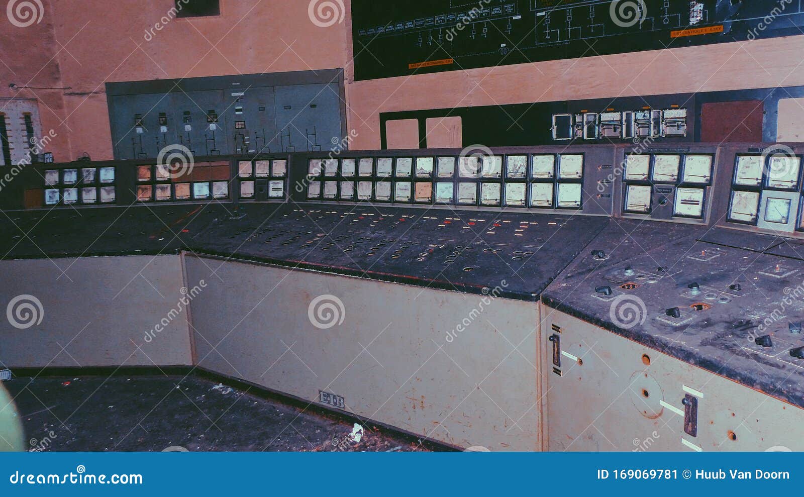 Abandoned Steel Plant Control Stock Image Image of steelplant, abandonedfactory 169069781
