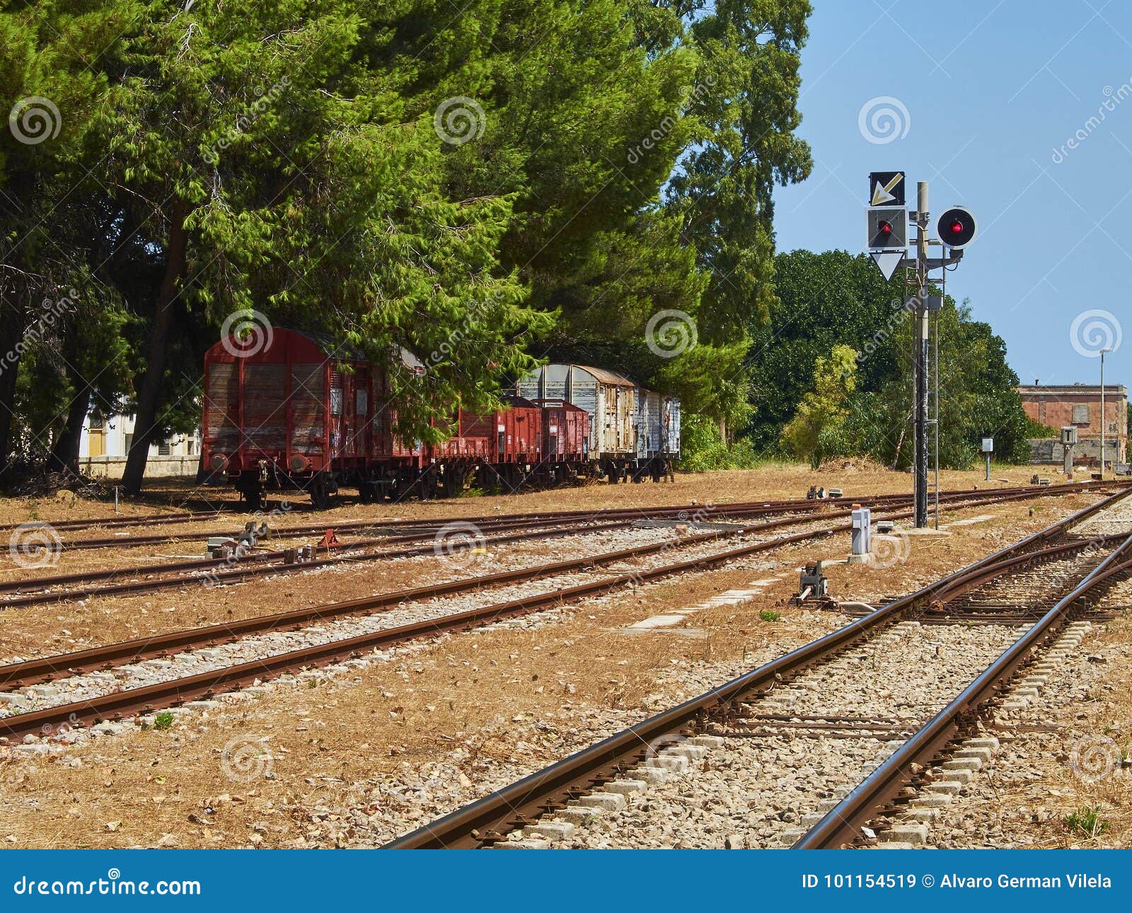 regional italian railway of southern italy.