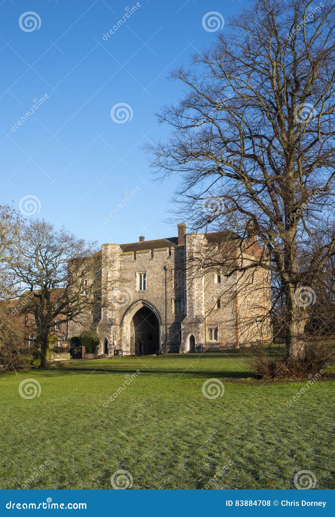 The Abbey Gateway in St. Albans Stock Photo Image of landmark