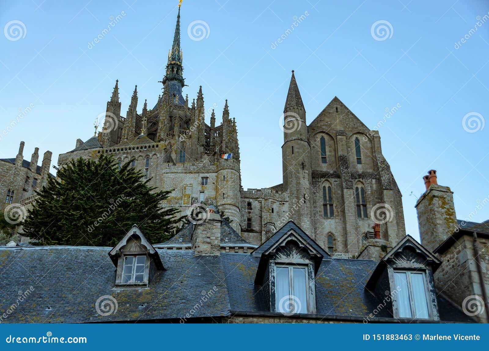 abbey of mont saint michel. france