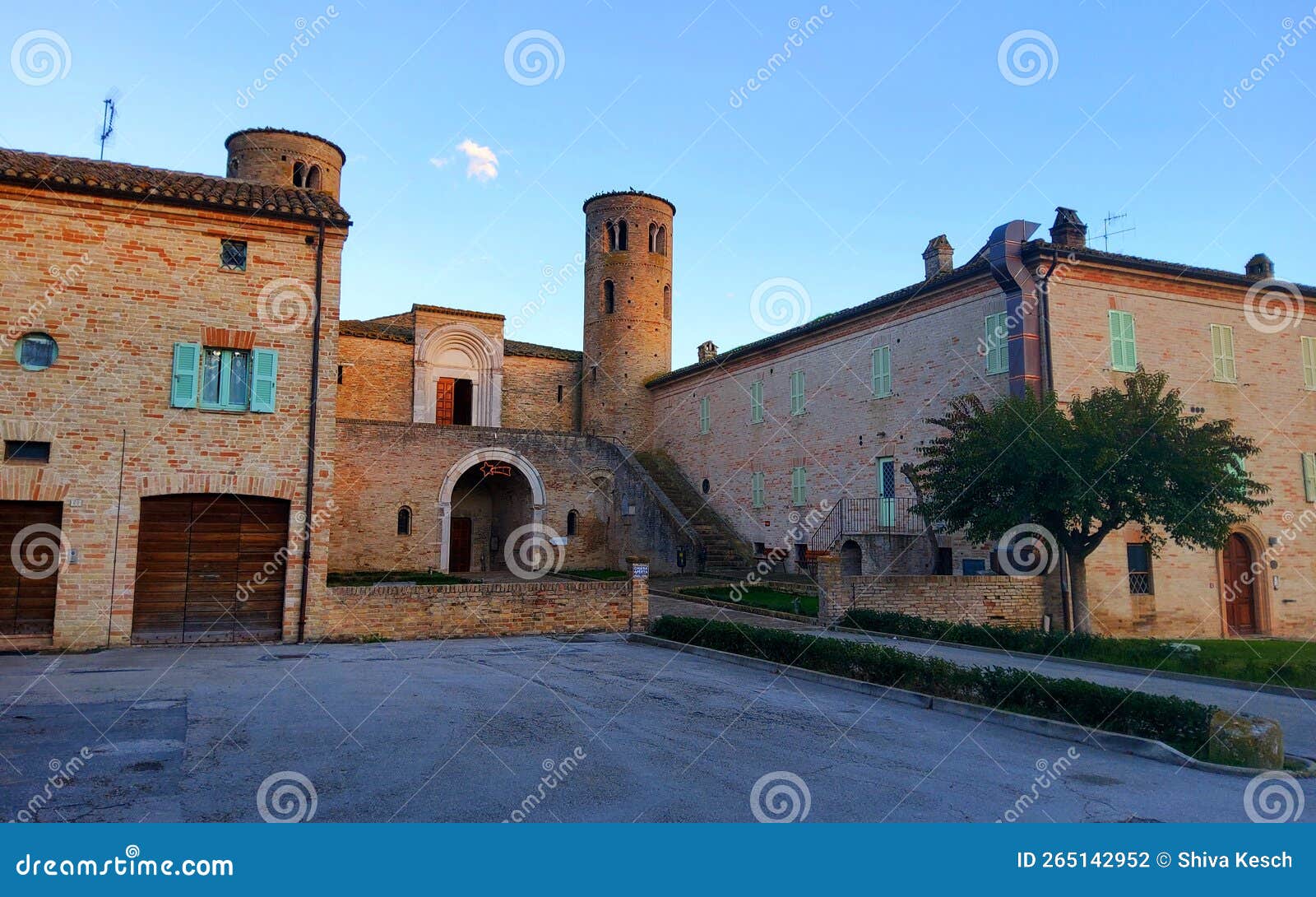 abbey of san claudio al chienti, marche region, italy. history and tourism