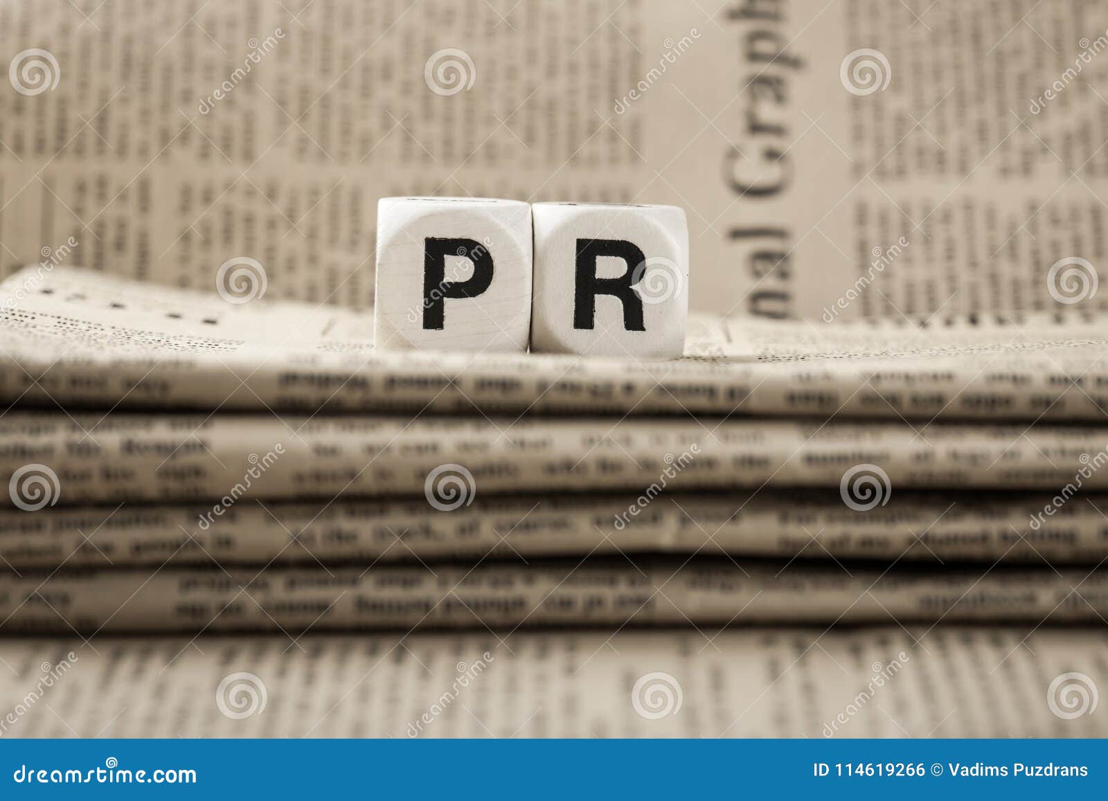 abbreviation pr on newspapers