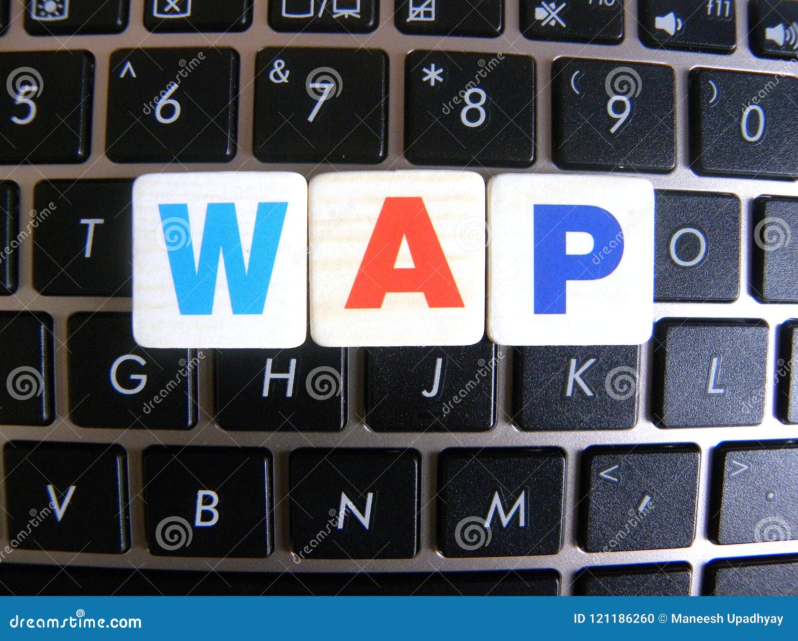 Abbreviation Wap On Keyboard Background Stock Photo Image Of Letters English 121186260
