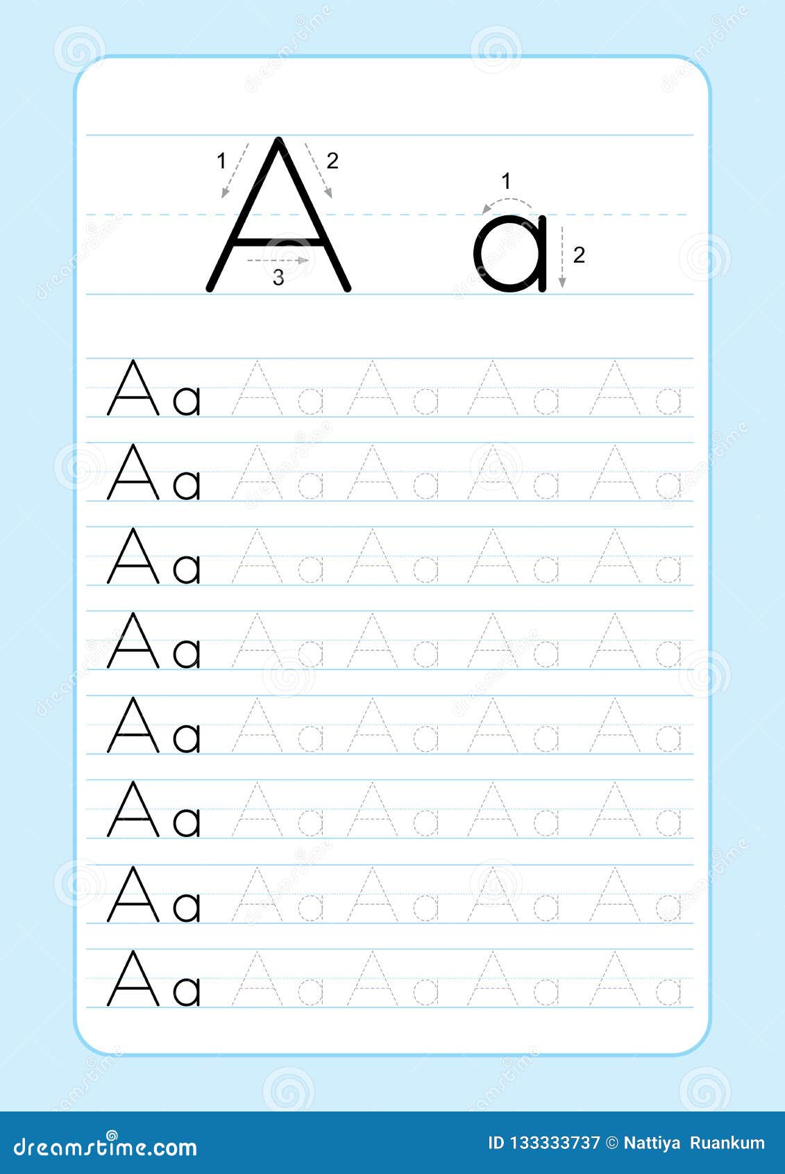 Abc追踪与字母表信件的字母表信件活页练习题幼儿园准备好孩子a4的纸的基本的书写实践打印向量例证 插画包括有幼儿园准备好孩子a4的纸的基本的书写实践打印 Abc追踪与字母表信件的字母表信件活页练习题