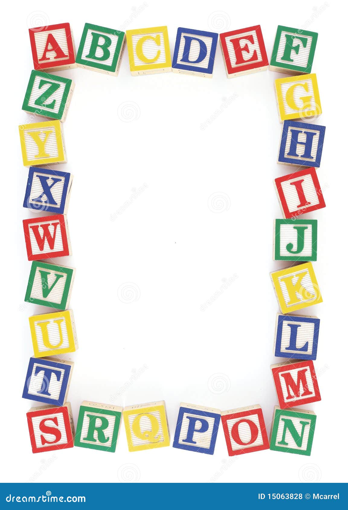 abc alphabet block frame stock illustration illustration