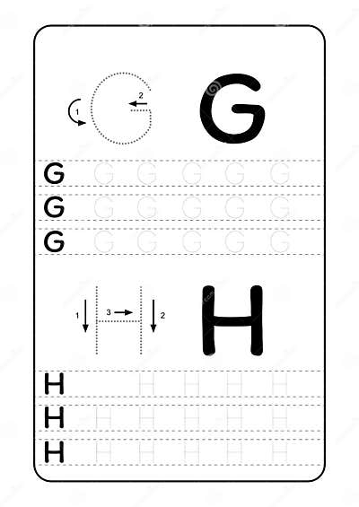 ABC Alphabet Letters Tracing Worksheet with Alphabet Letters. Basic ...