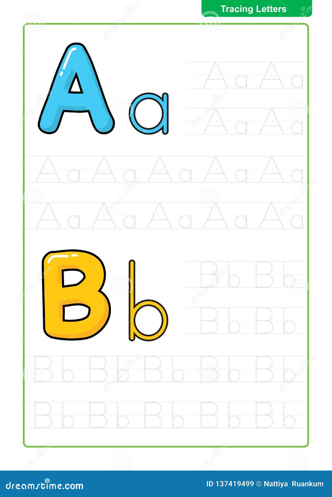 abc letters for kids printable