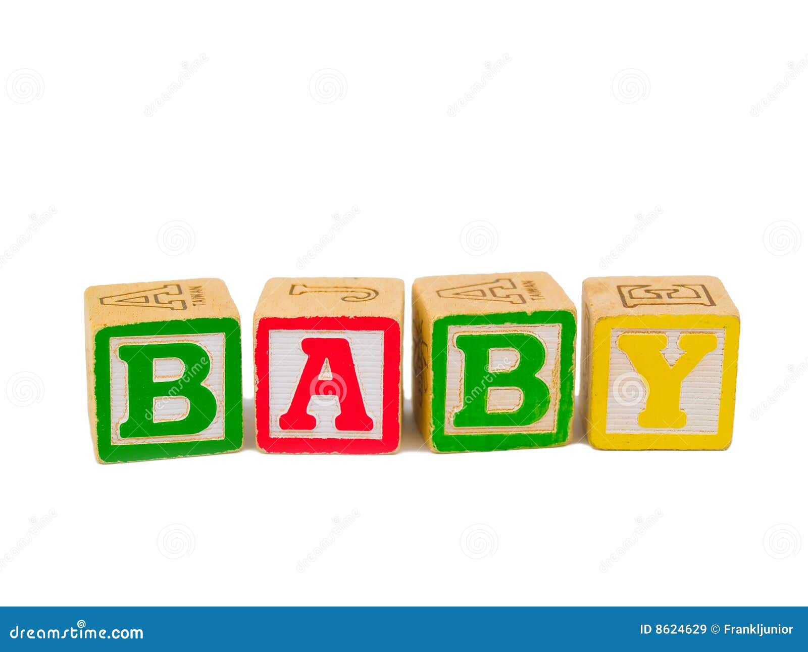 Abc Blocks Spelling Baby Stock Image Image Of Isolated 8624629