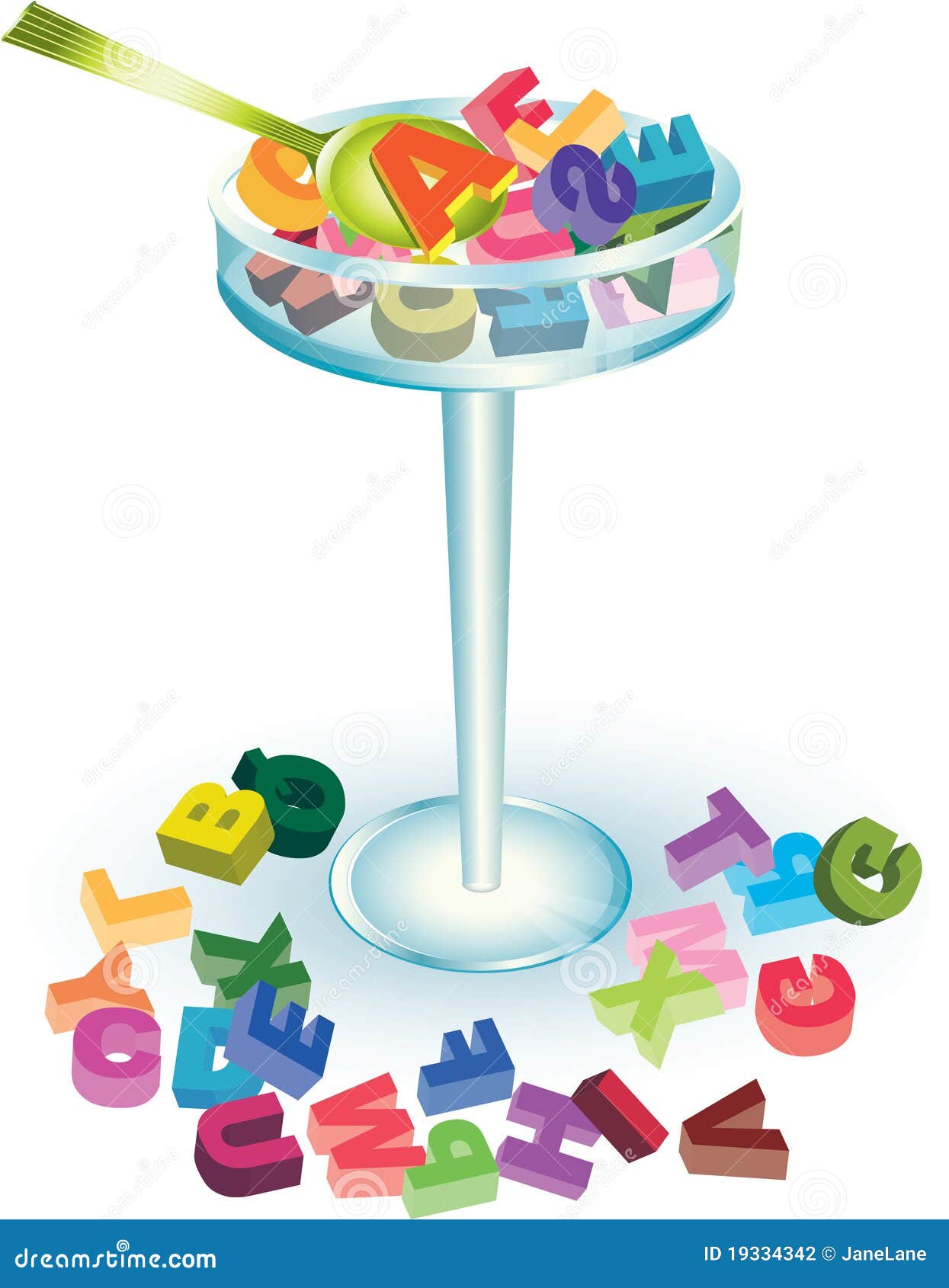 ABC cocktail stock illustration. Illustration of color 19334342