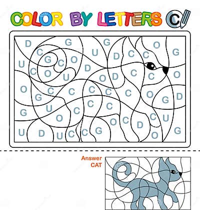 ABC Coloring Book for Children. Color by Letters. Learning the Capital ...