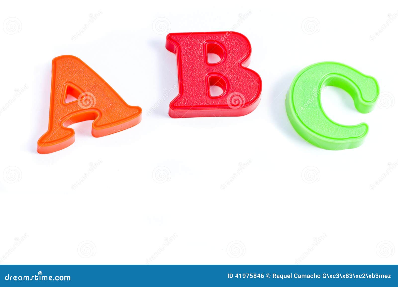 ABC plastic letters stock photo. Image of white, alphabetical 41975846