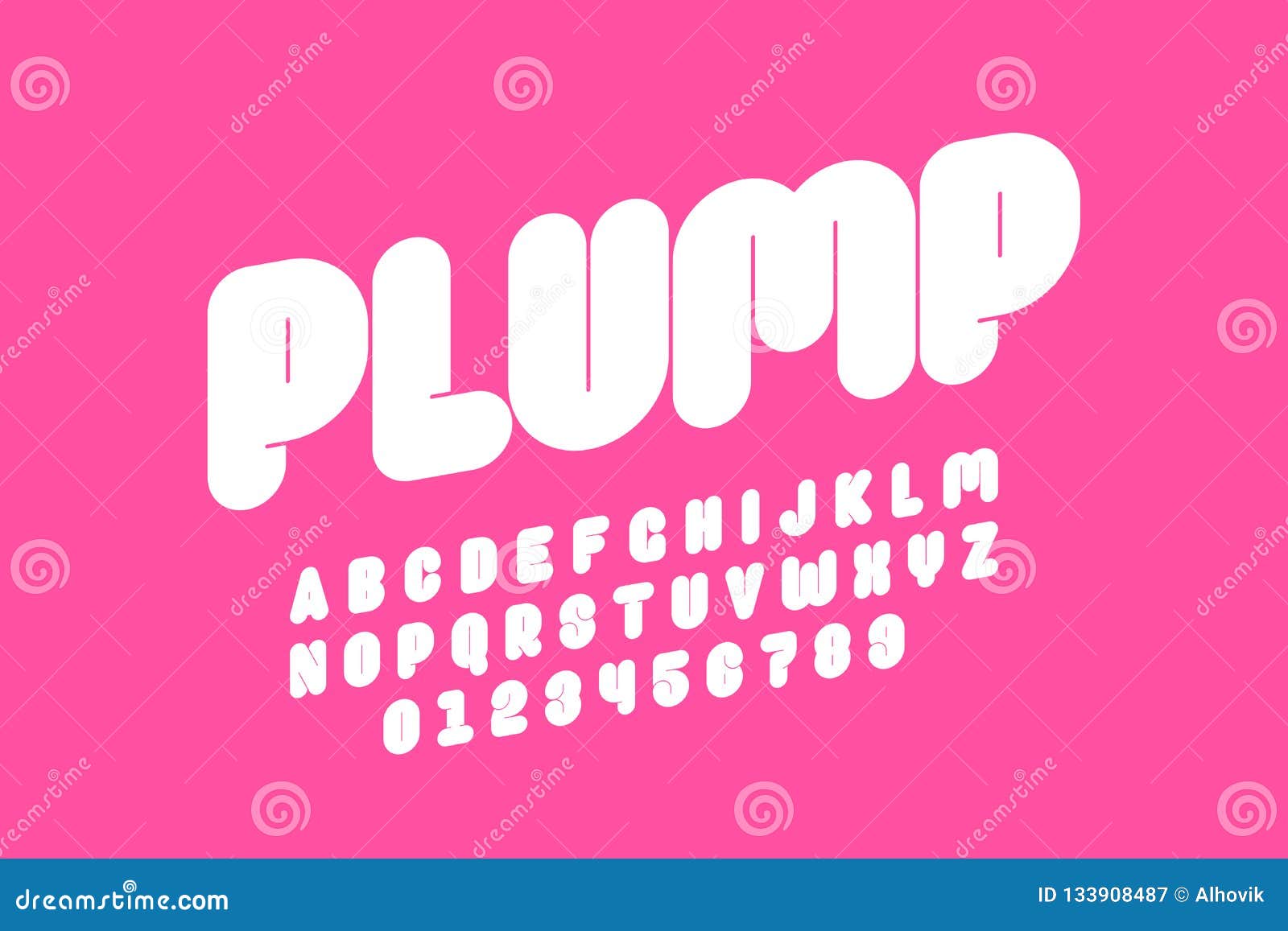 Download Plump Font Stock Vector Illustration Of Letter Greasy 133908487 PSD Mockup Templates