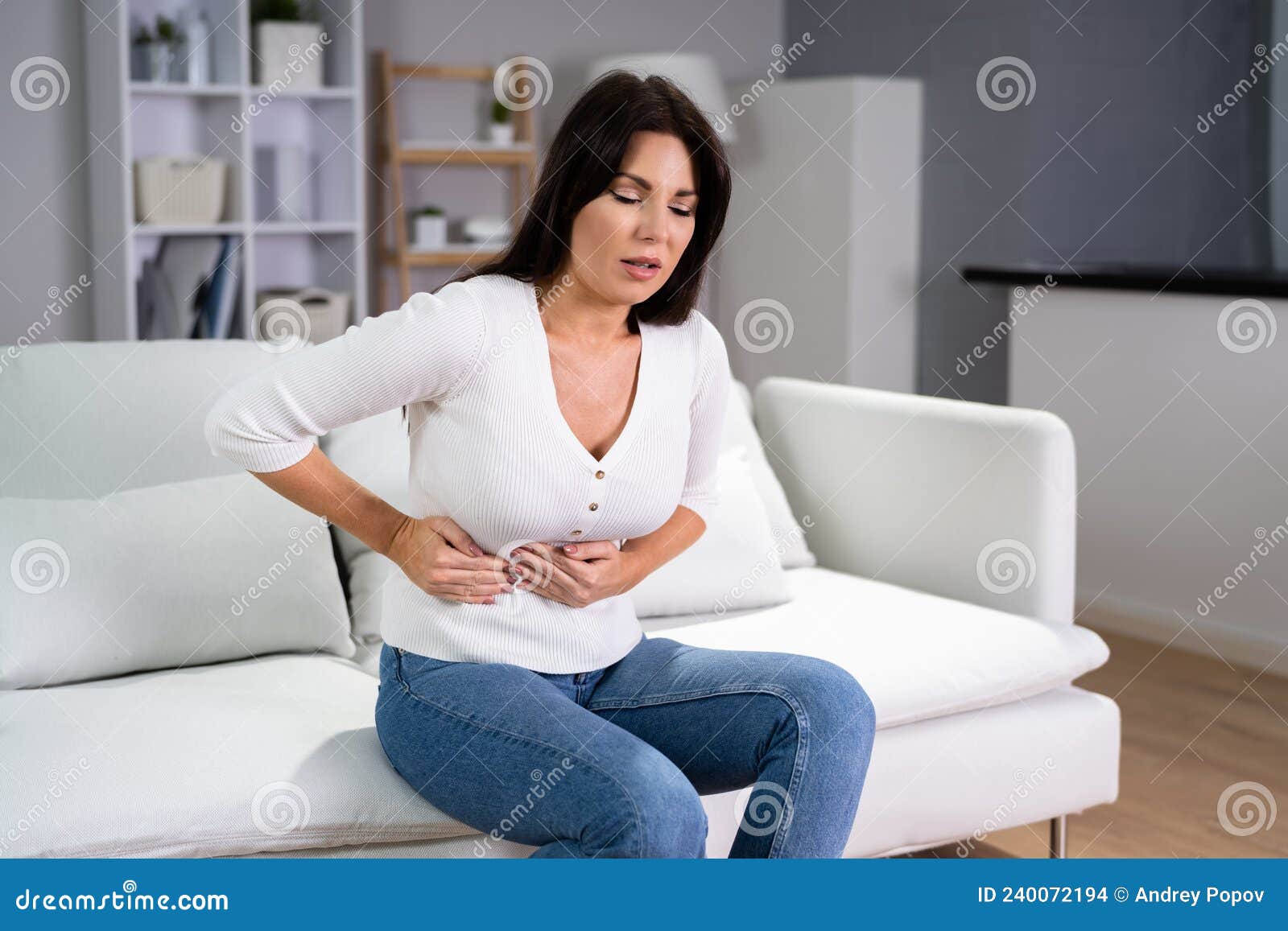 abdominal liver pain and cramp