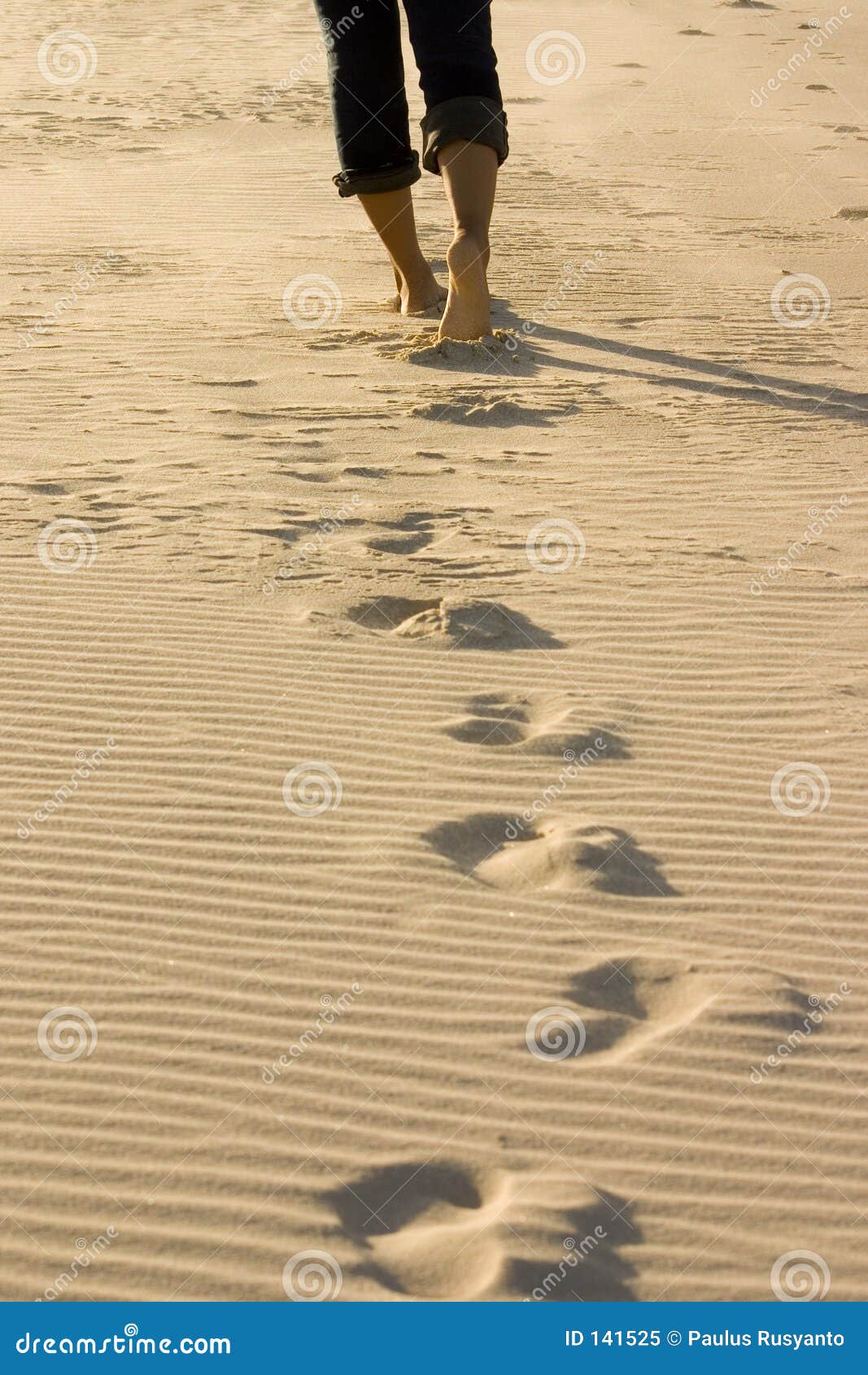 Abdrücke auf dem Strand. Geschossen in bribie Insel