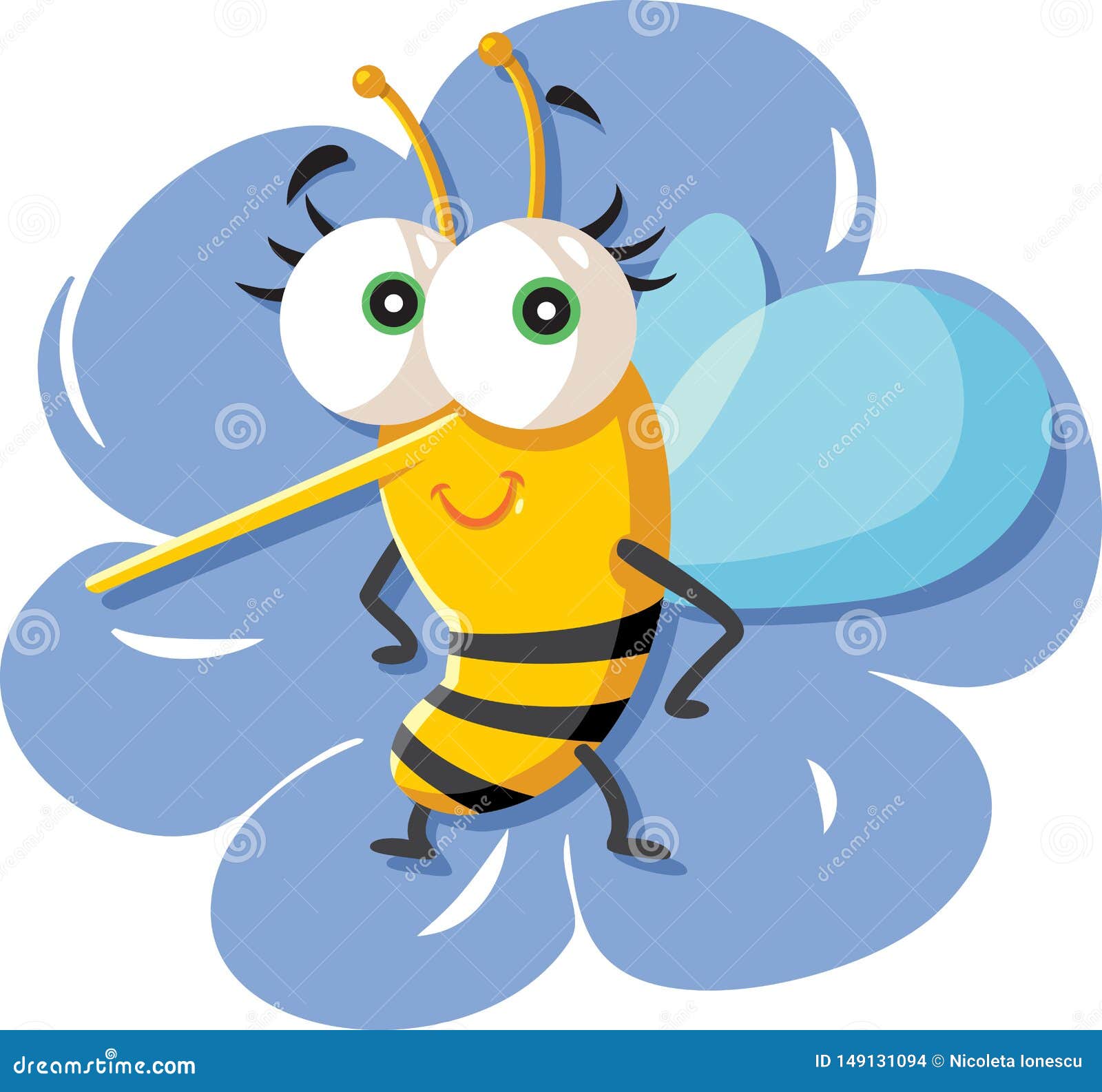 Abeja Linda De La Historieta Que Se Sienta En Una Flor Ilustración del Vector - Ilustración de ecosistema, cubo: 149131094 Abeja Linda De La Historieta Que Se Sienta En Una Flor Ilustración del Vector - Ilustración de ecosistema, cubo: 149131094