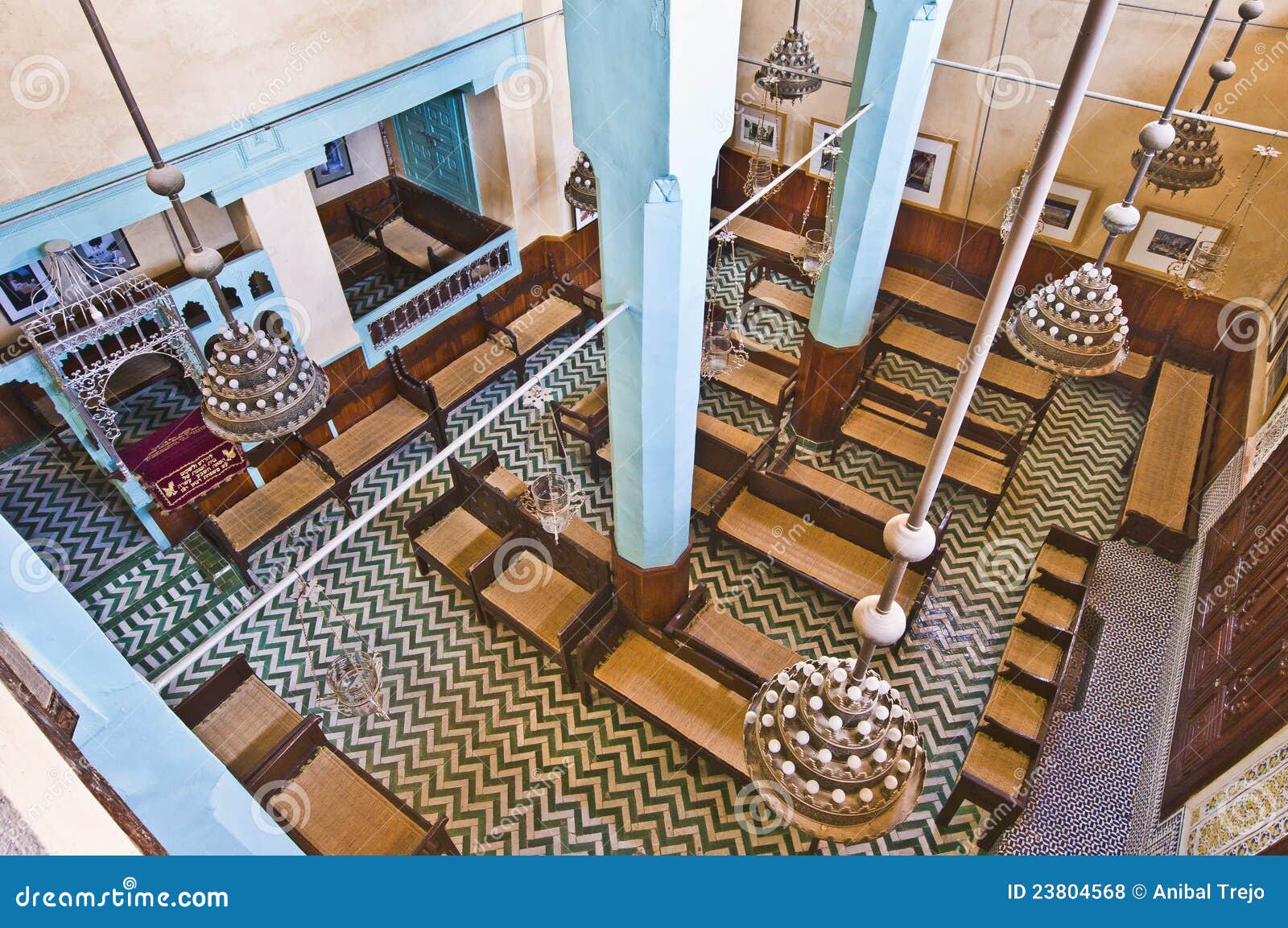 aben danan synagogue at fez, morocco