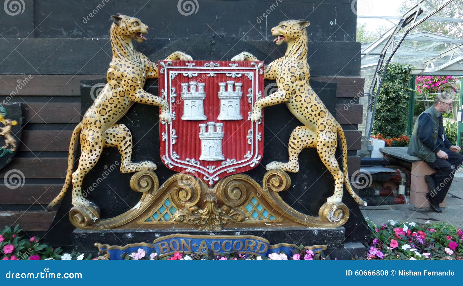 Aberdeen City Crest editorial stock photo. Image of aberdeen 60666808