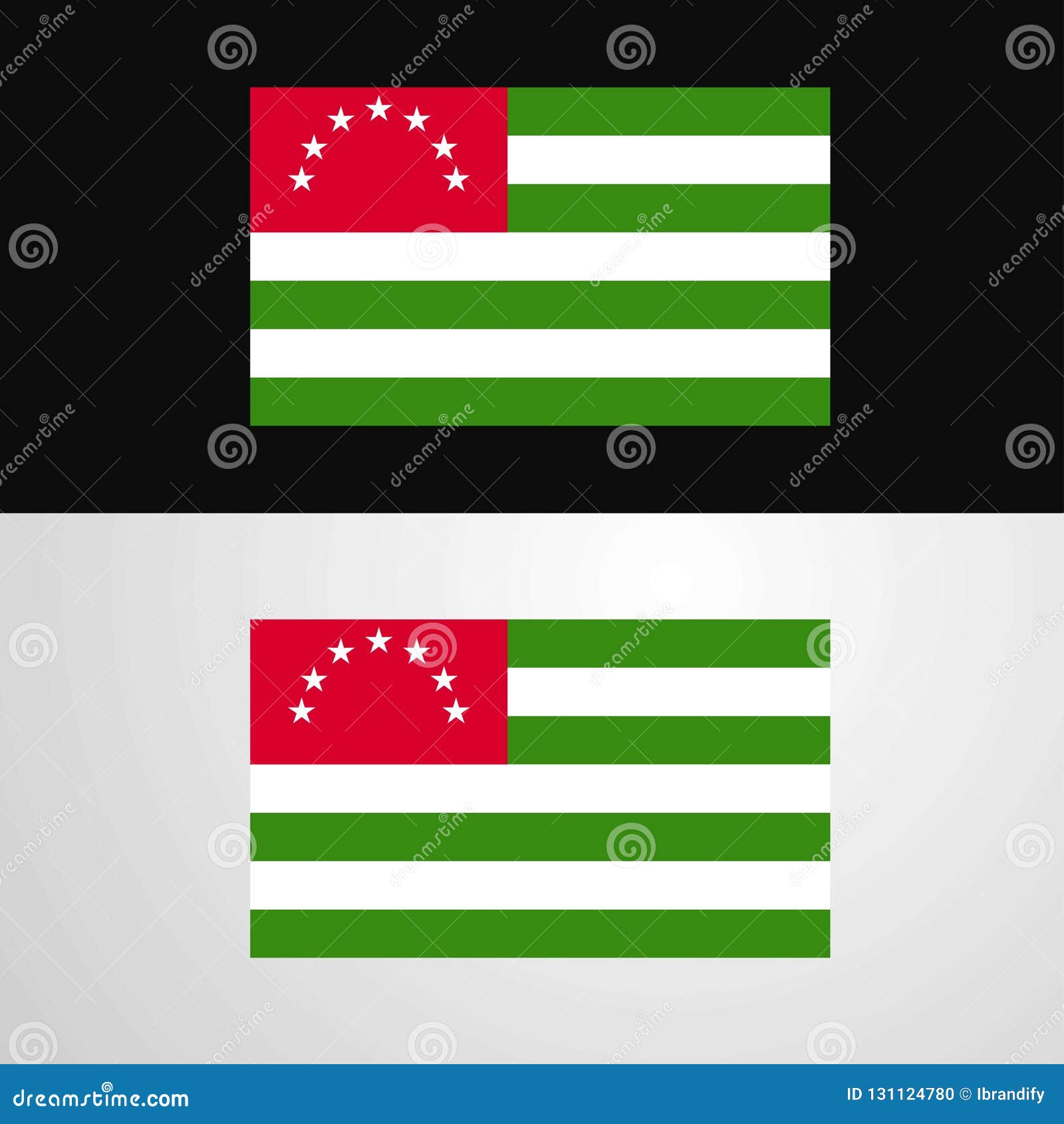 abkhazia flag banner 